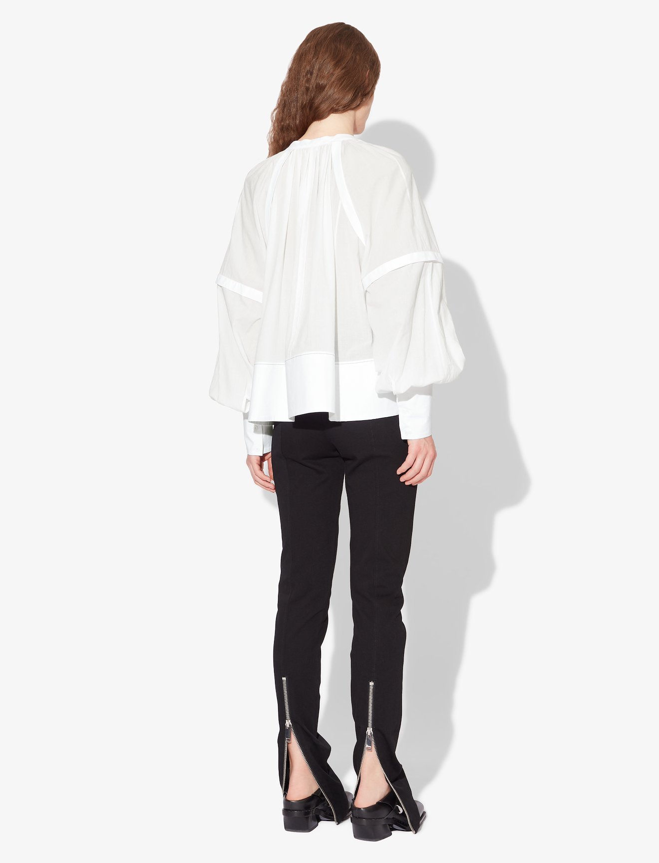 Cotton Voile Puff Sleeve Top #2