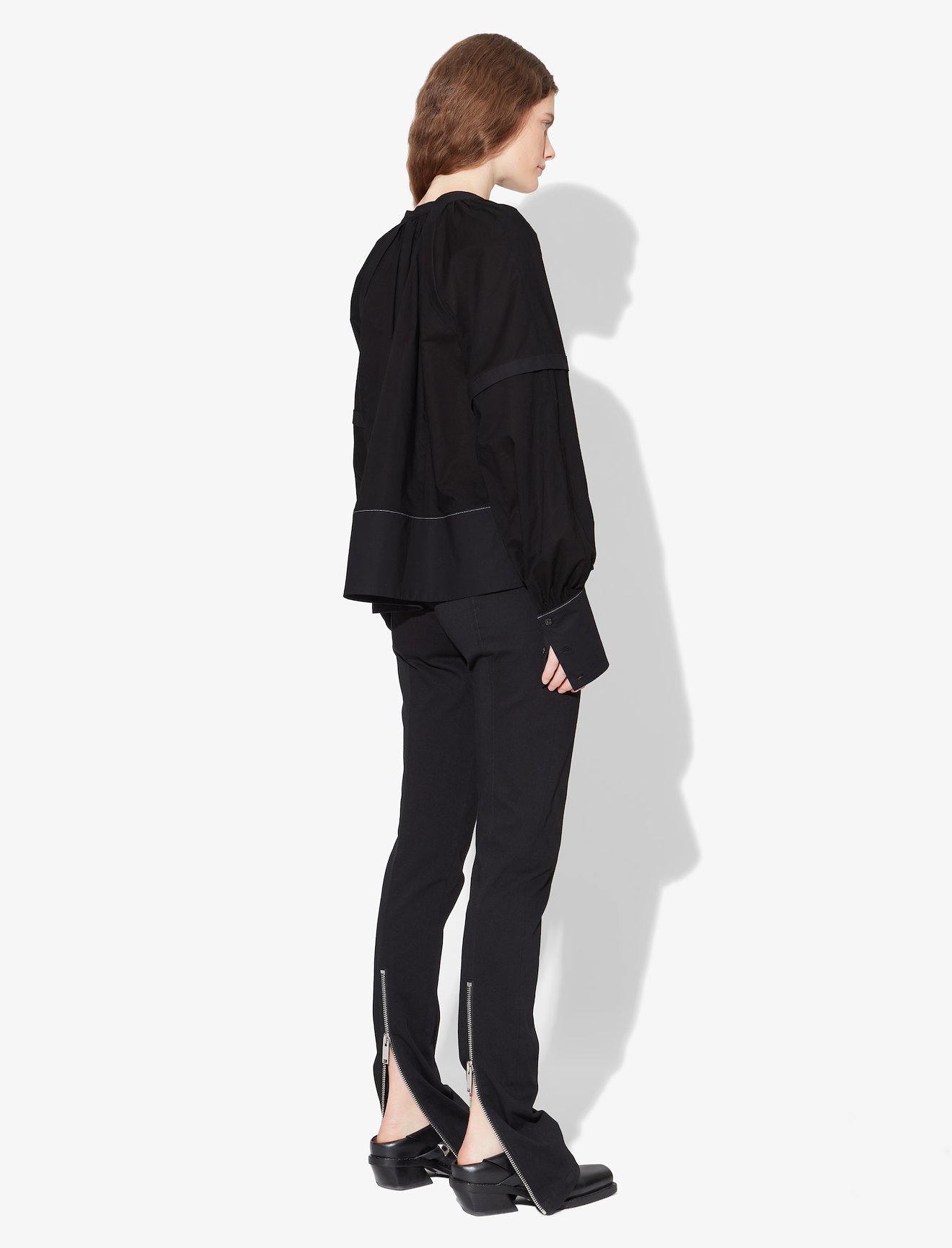 Cotton Voile Puff Sleeve Top #2