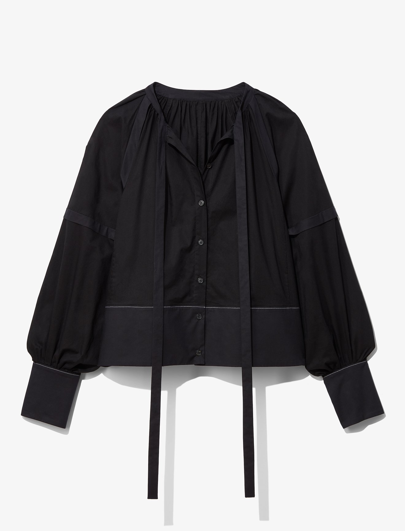 Cotton Voile Puff Sleeve Top #4