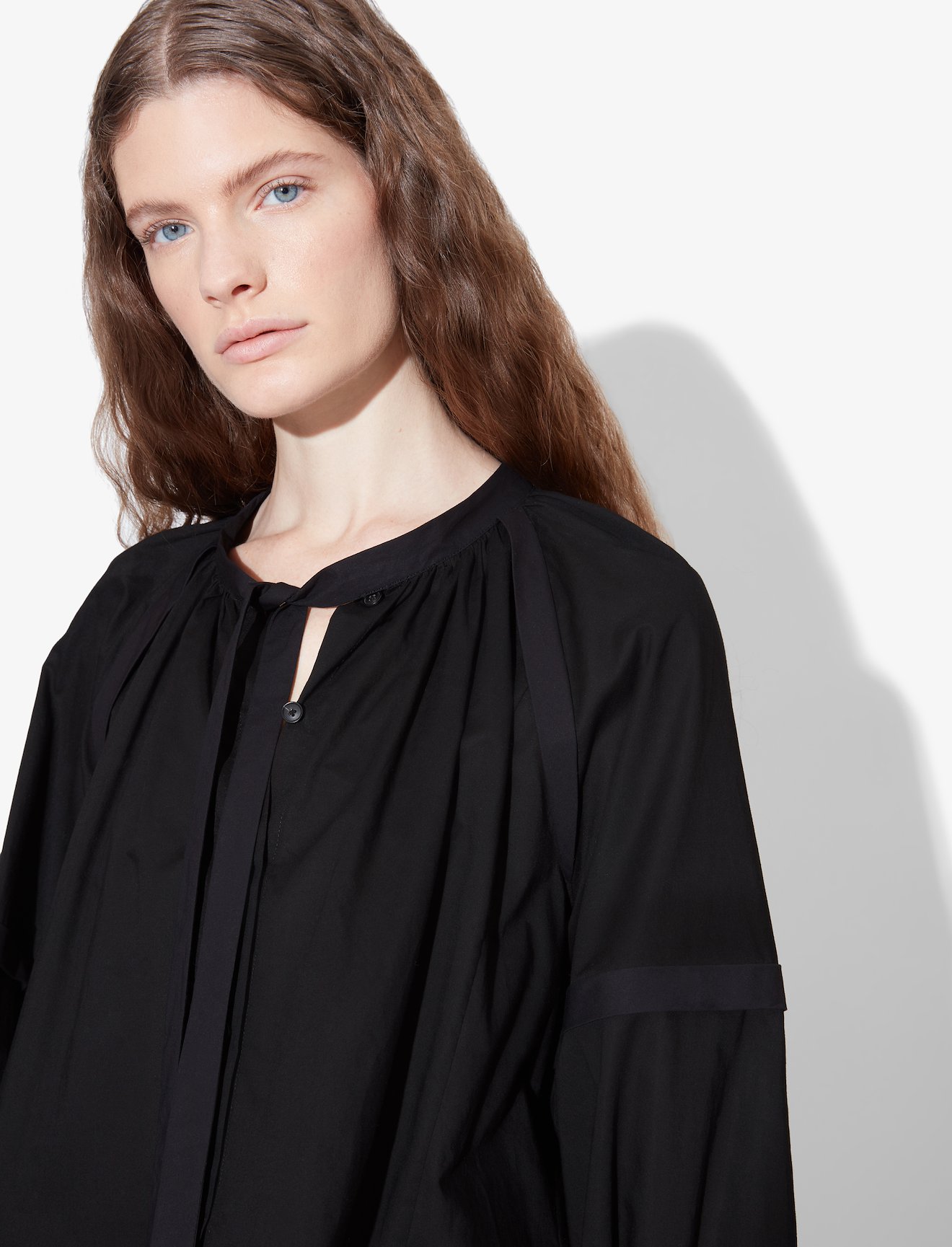 Cotton Voile Puff Sleeve Top #3