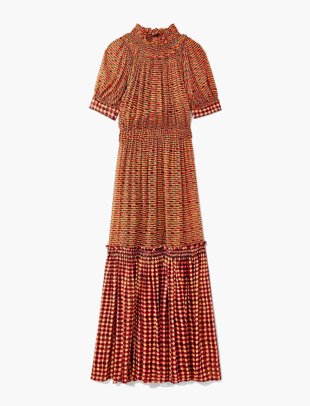 Crepe Chiffon Tiered Dress #4