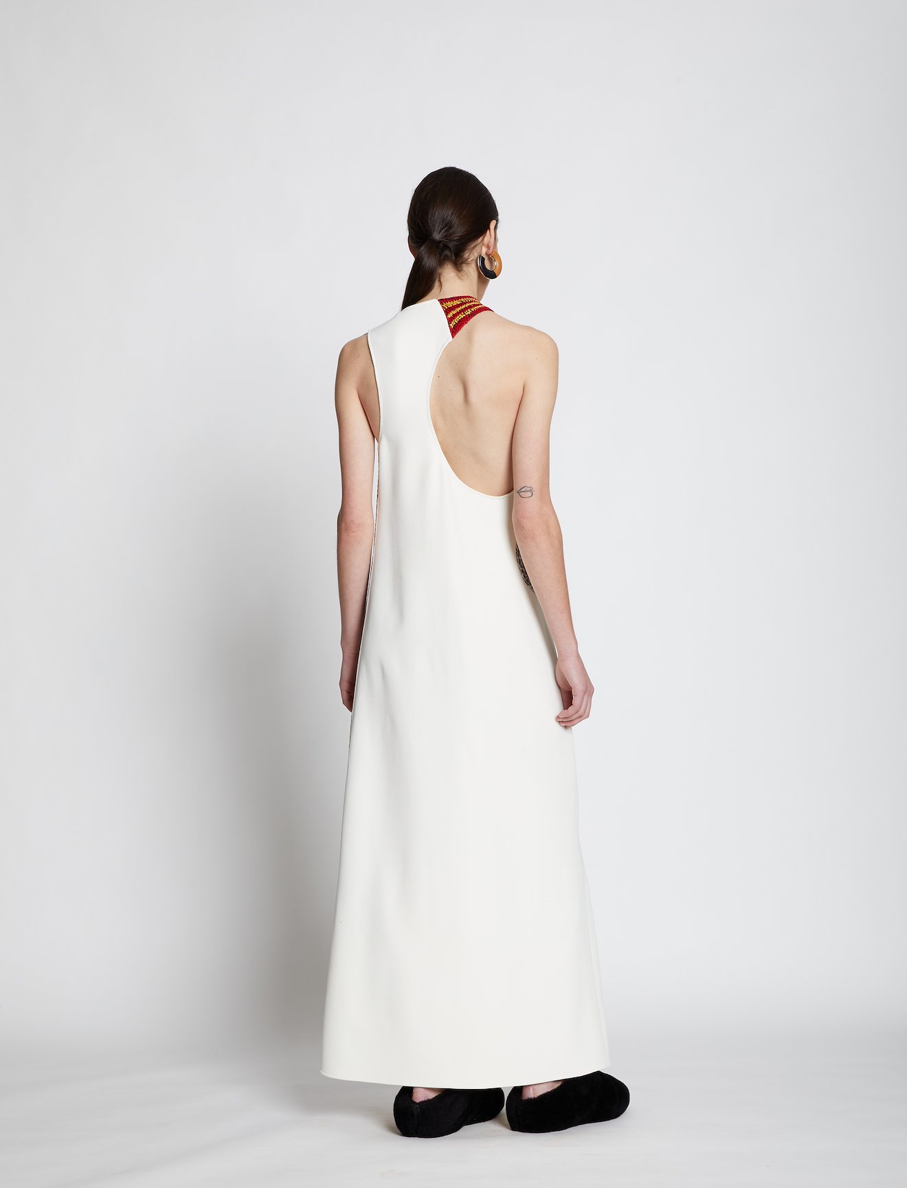 Crepe Crochet Border Dress #2