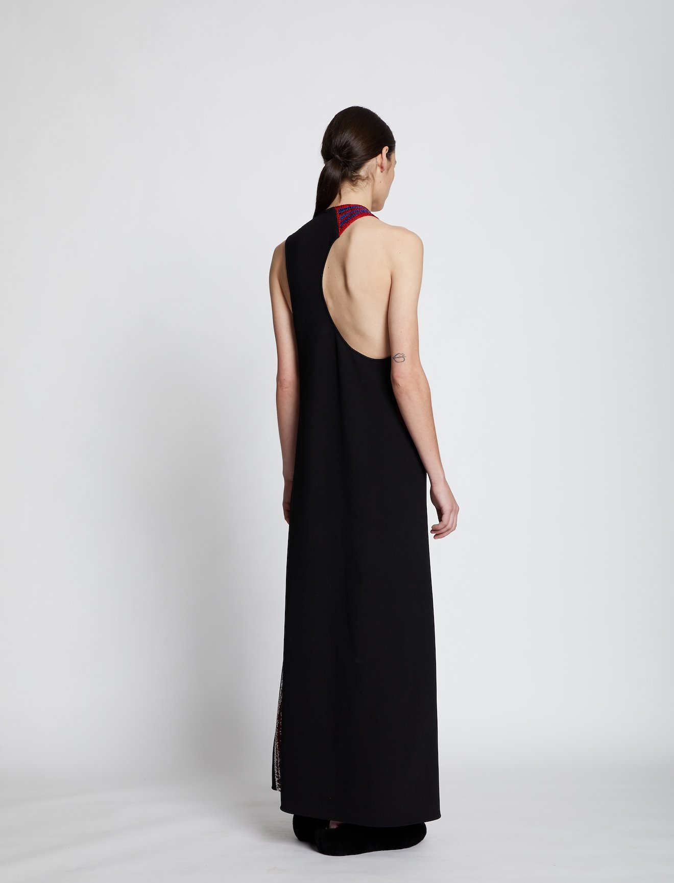 Crepe Crochet Border Dress #2