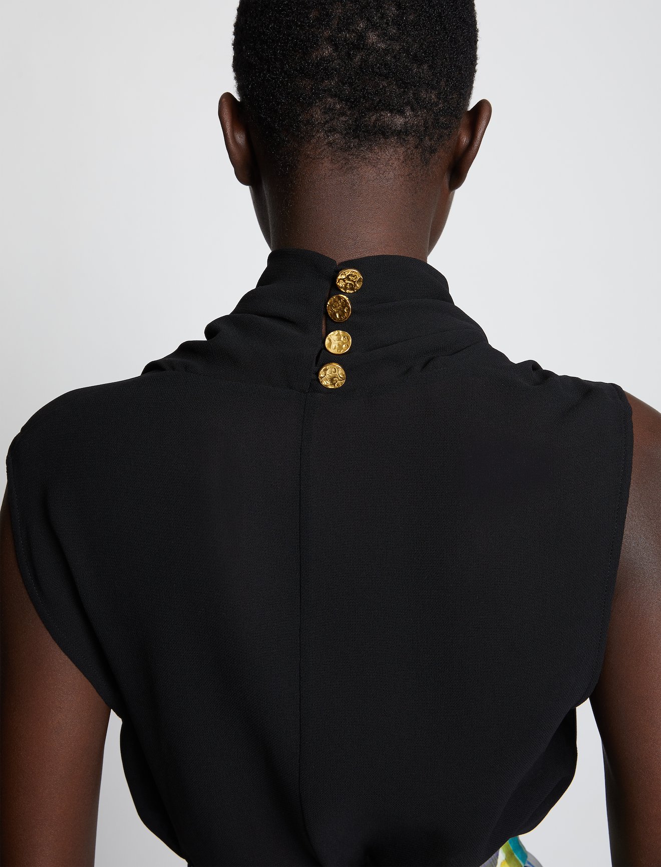 Crepe Georgette Cowl Neck Top #3
