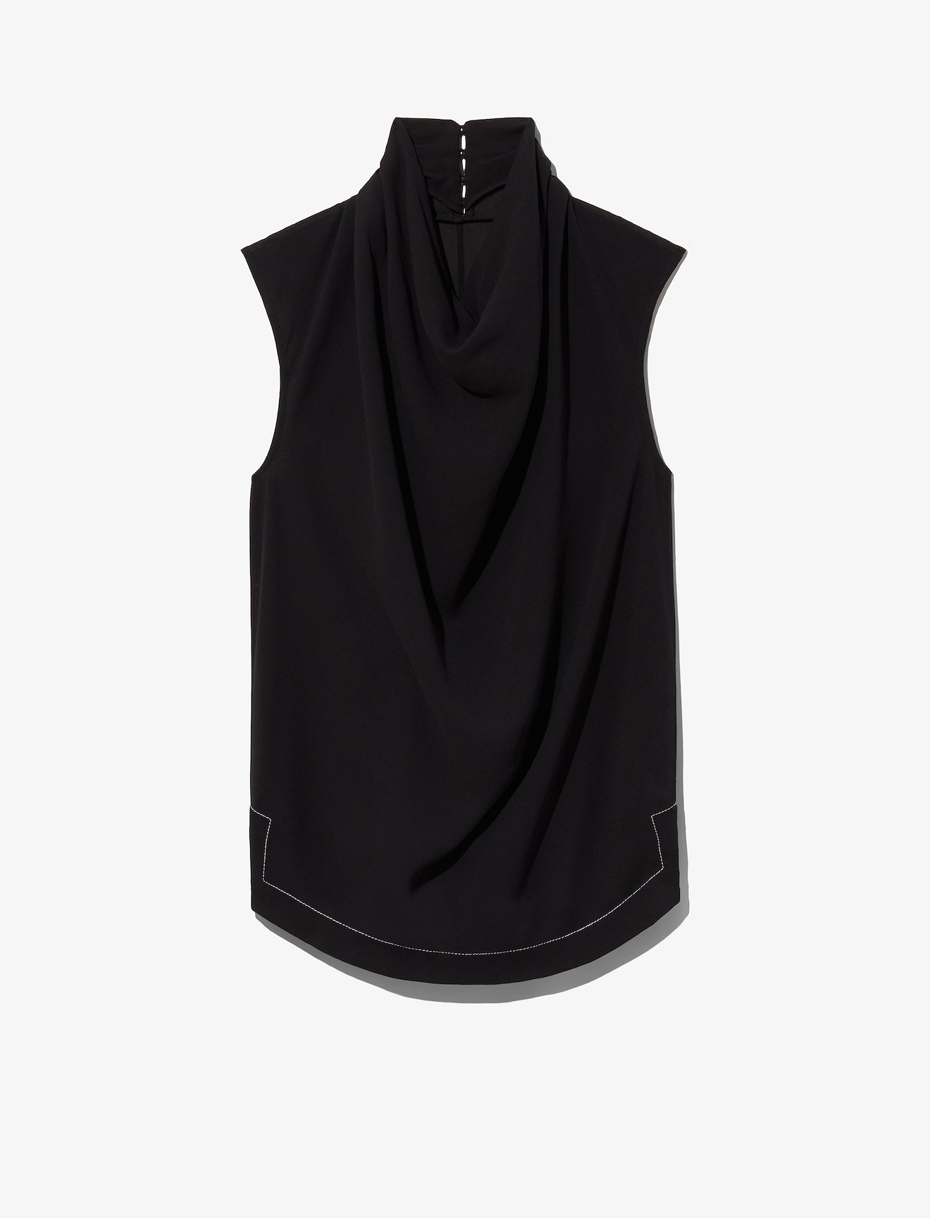 Crepe Georgette Cowl Neck Top #4