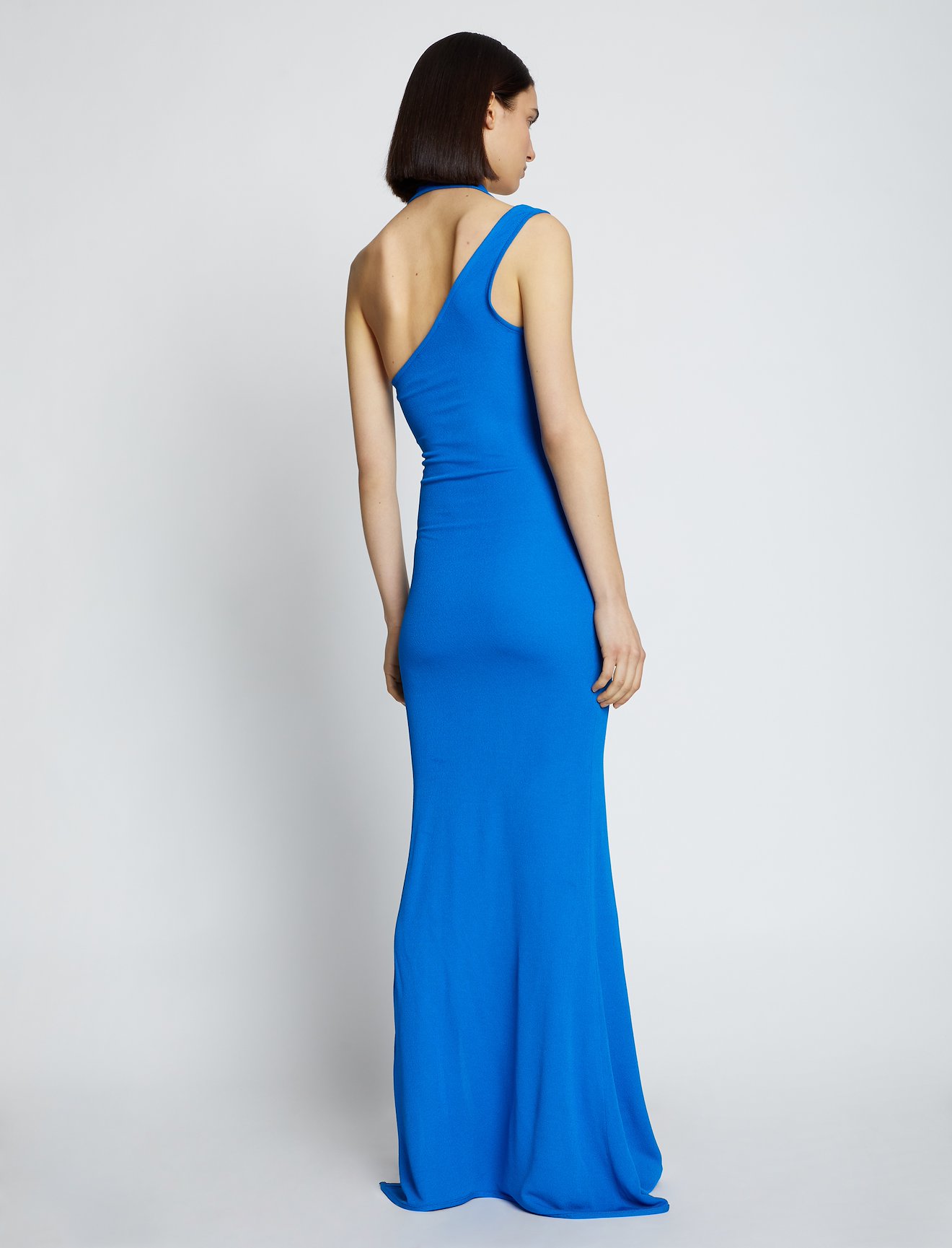 Crepe Jersey Halter Dress #2