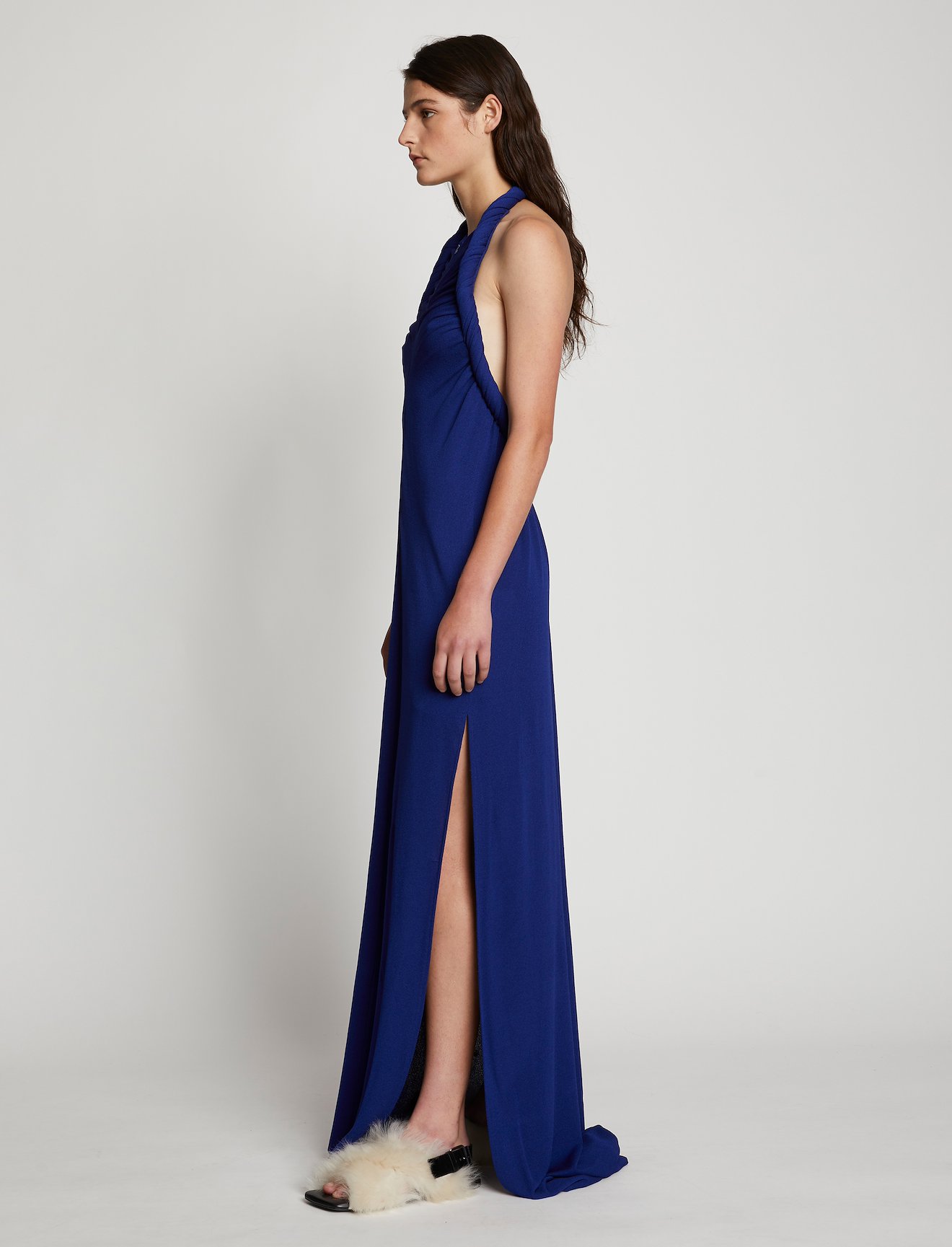 Crepe Jersey Twist Front Dress #1