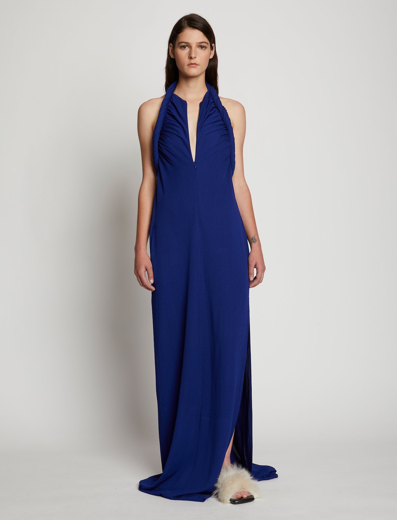 Crepe Jersey Twist Front Dress #4