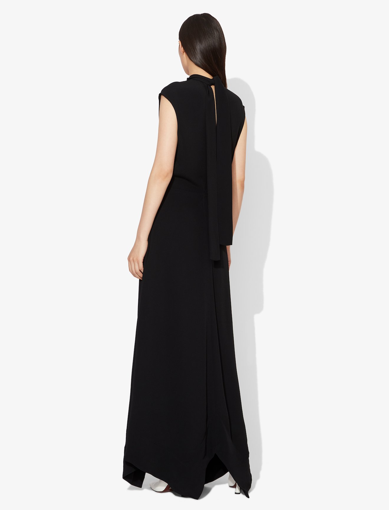 Crepe Mock Neck Dress #2