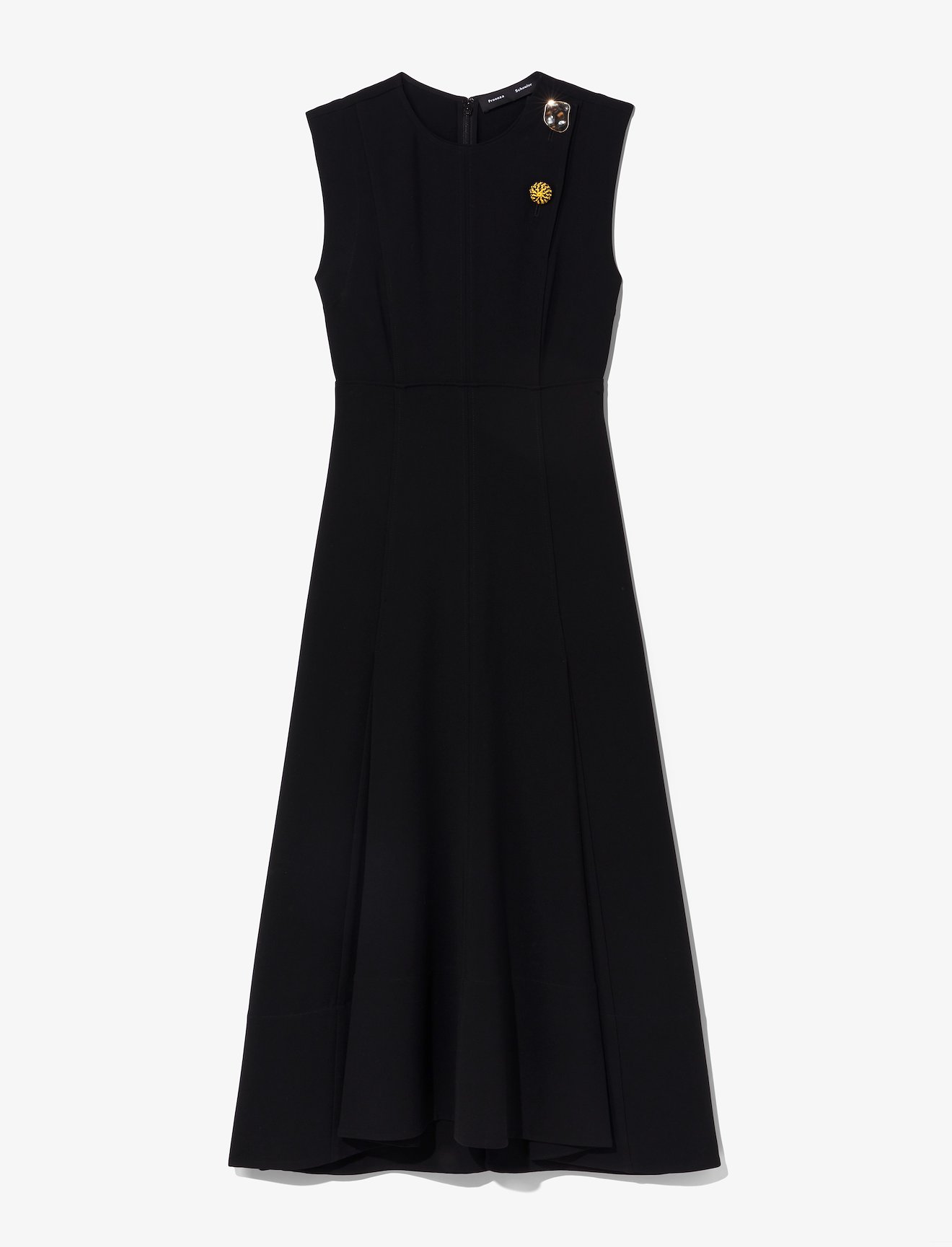 Crepe Seamed Dress #4