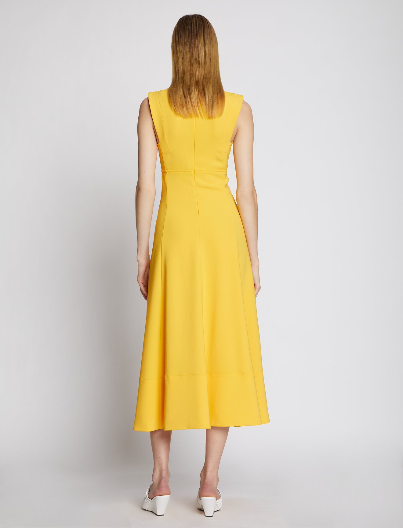 Crepe Seamed Dress #2