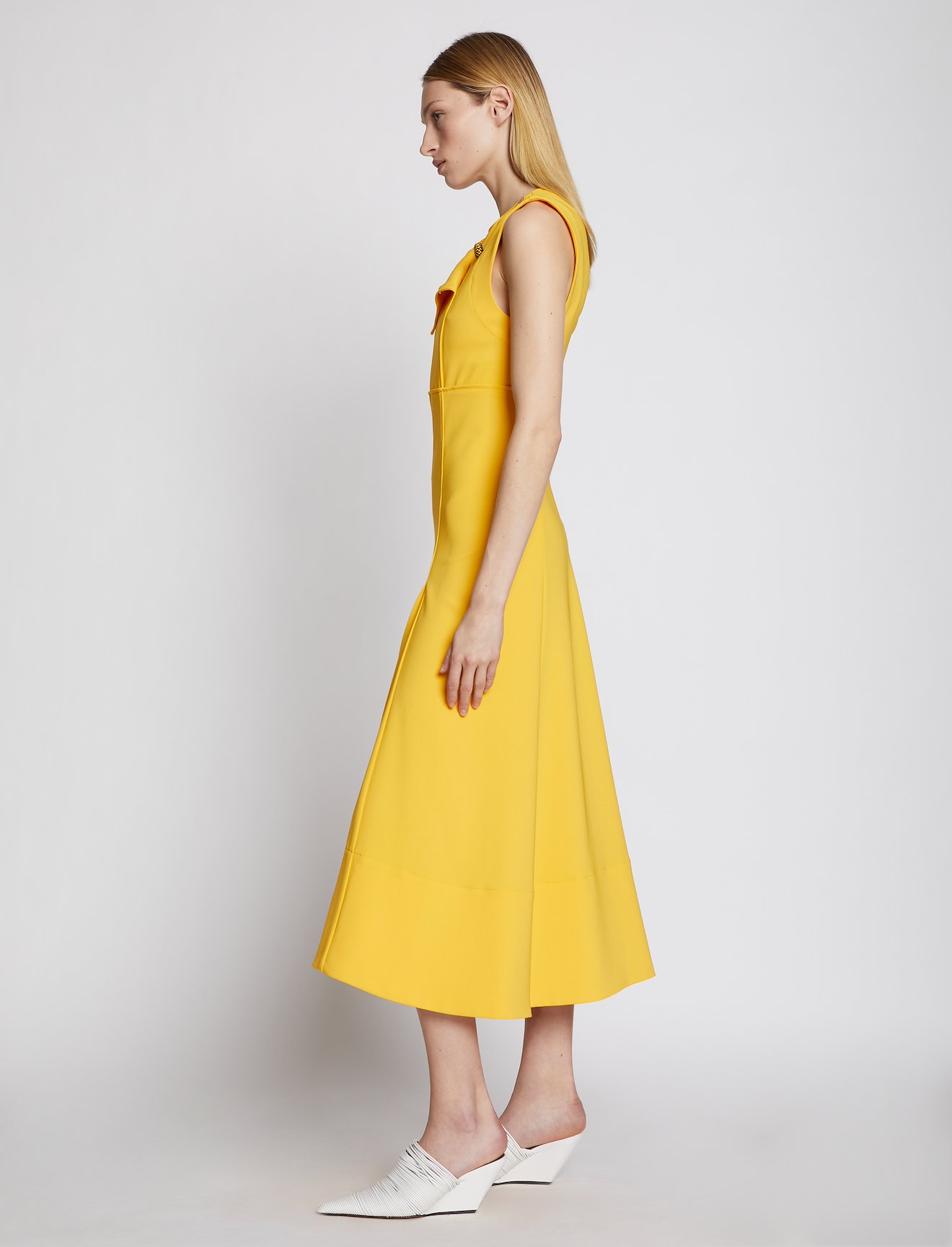 Crepe Seamed Dress #1