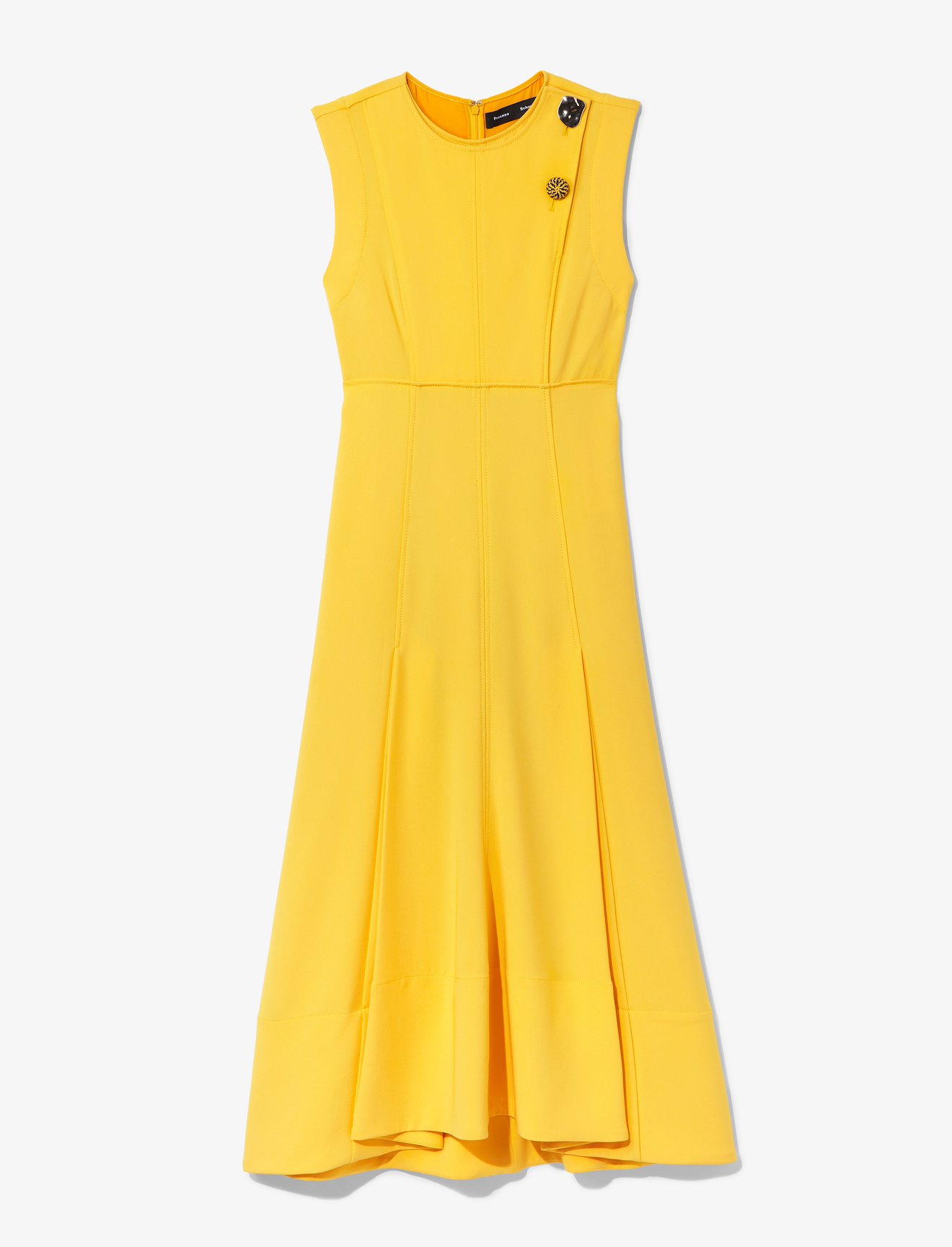 Crepe Seamed Dress #4