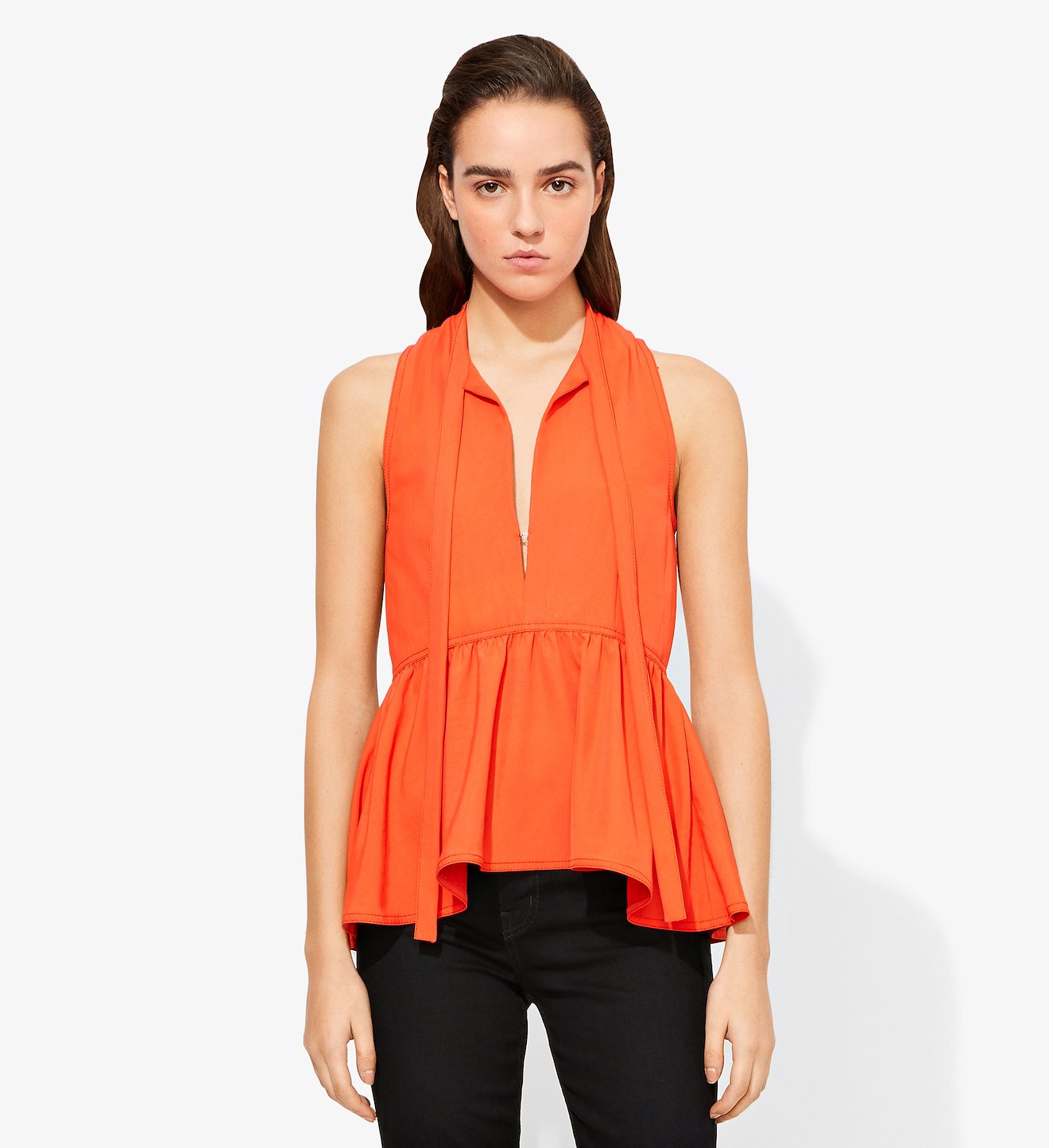 Crêpe Sleeveless Top