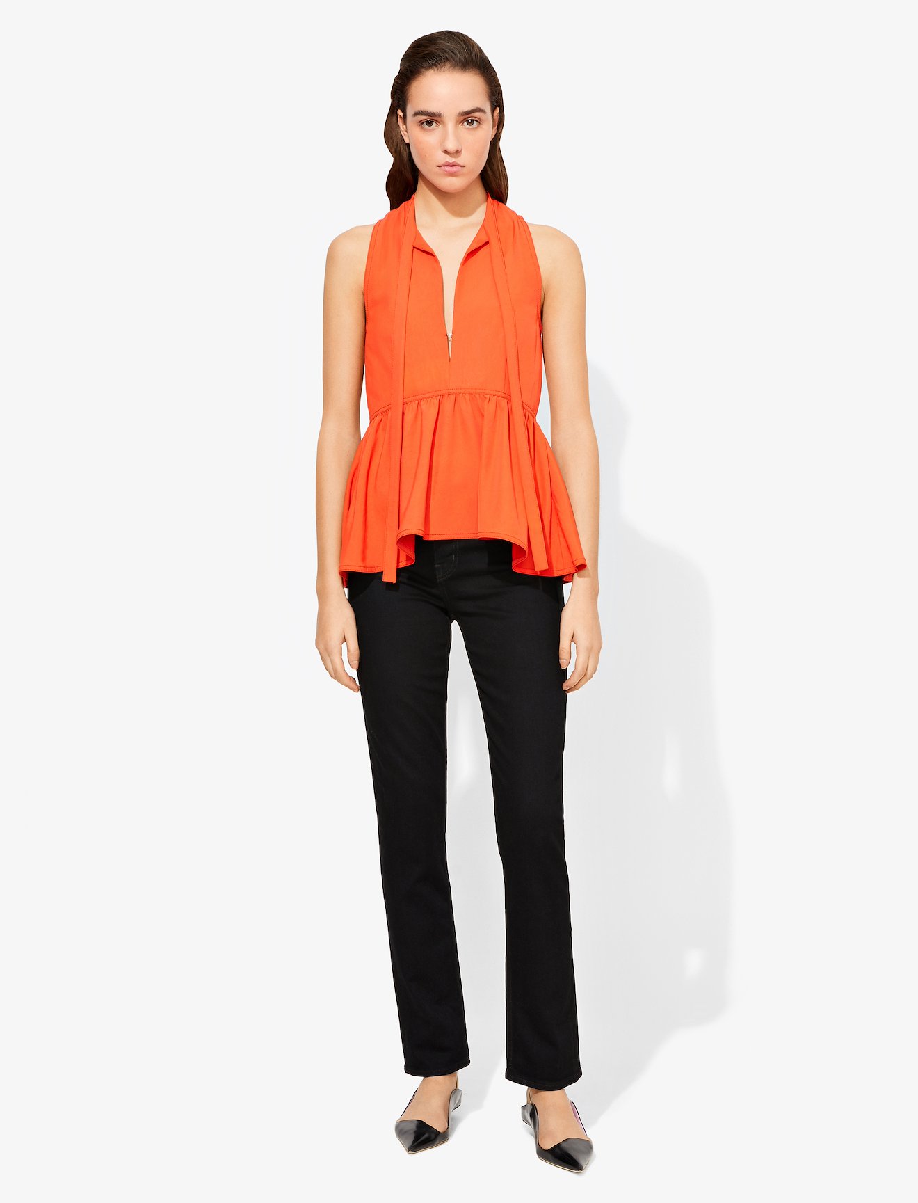 Crêpe Sleeveless Top #1