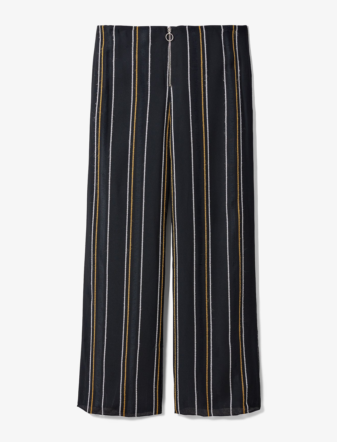 Crepe Striped Pants #5
