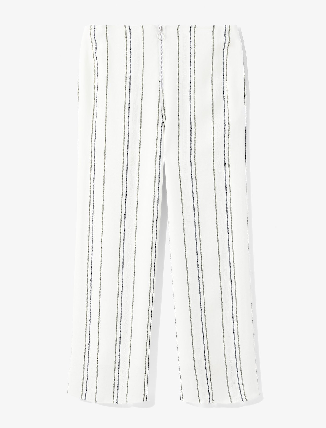 Crepe Striped Pants #5