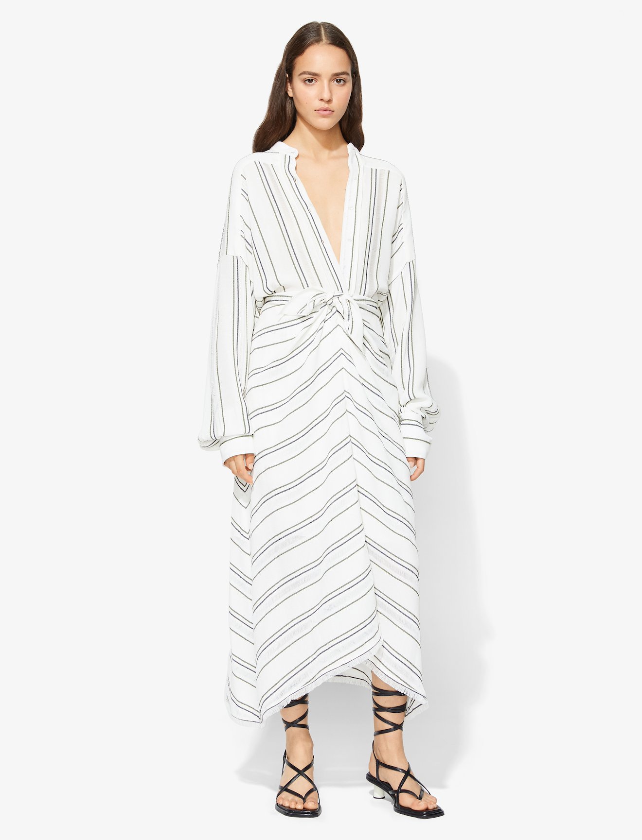 Crepe Striped Shirt #2
