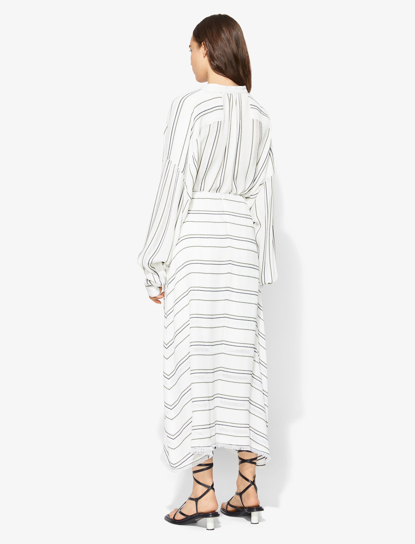 Crepe Striped Shirt #3