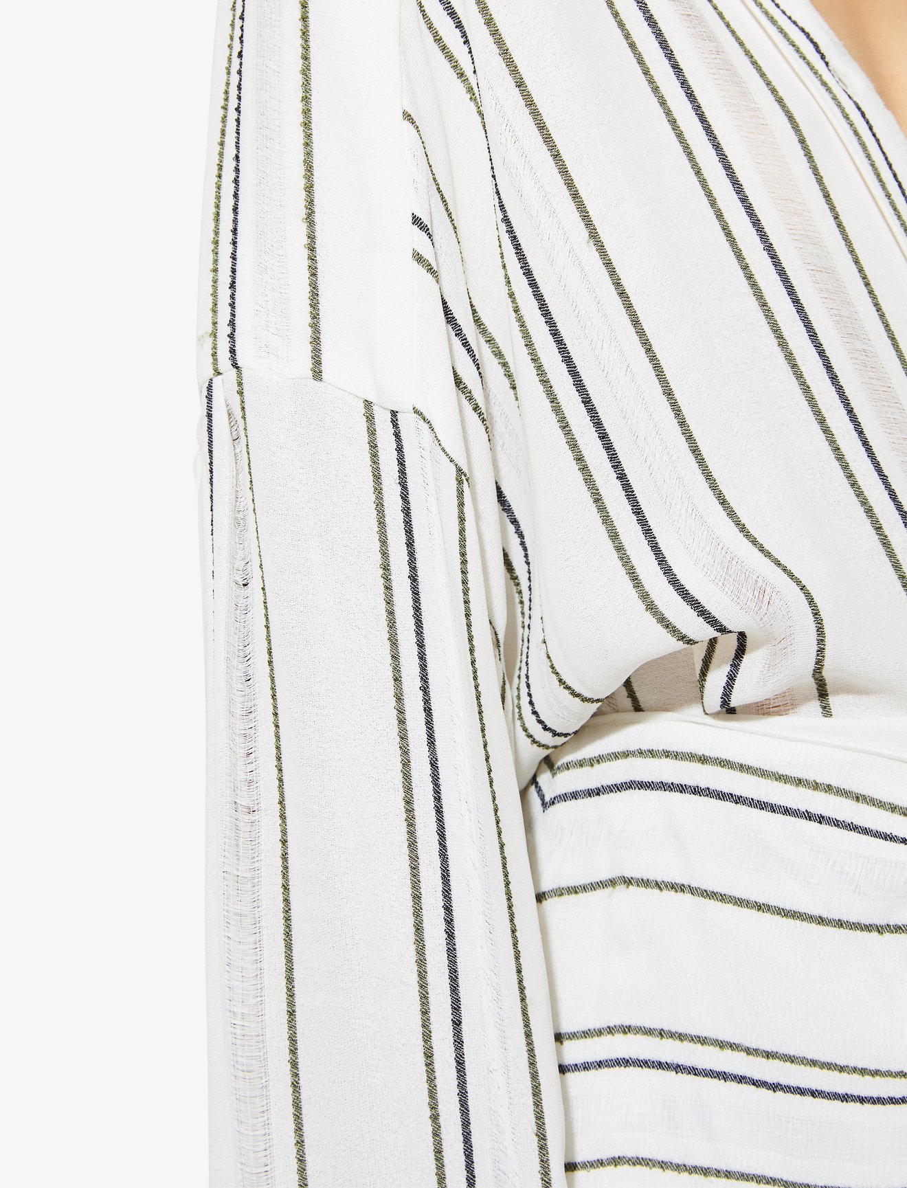 Crepe Striped Shirt #4