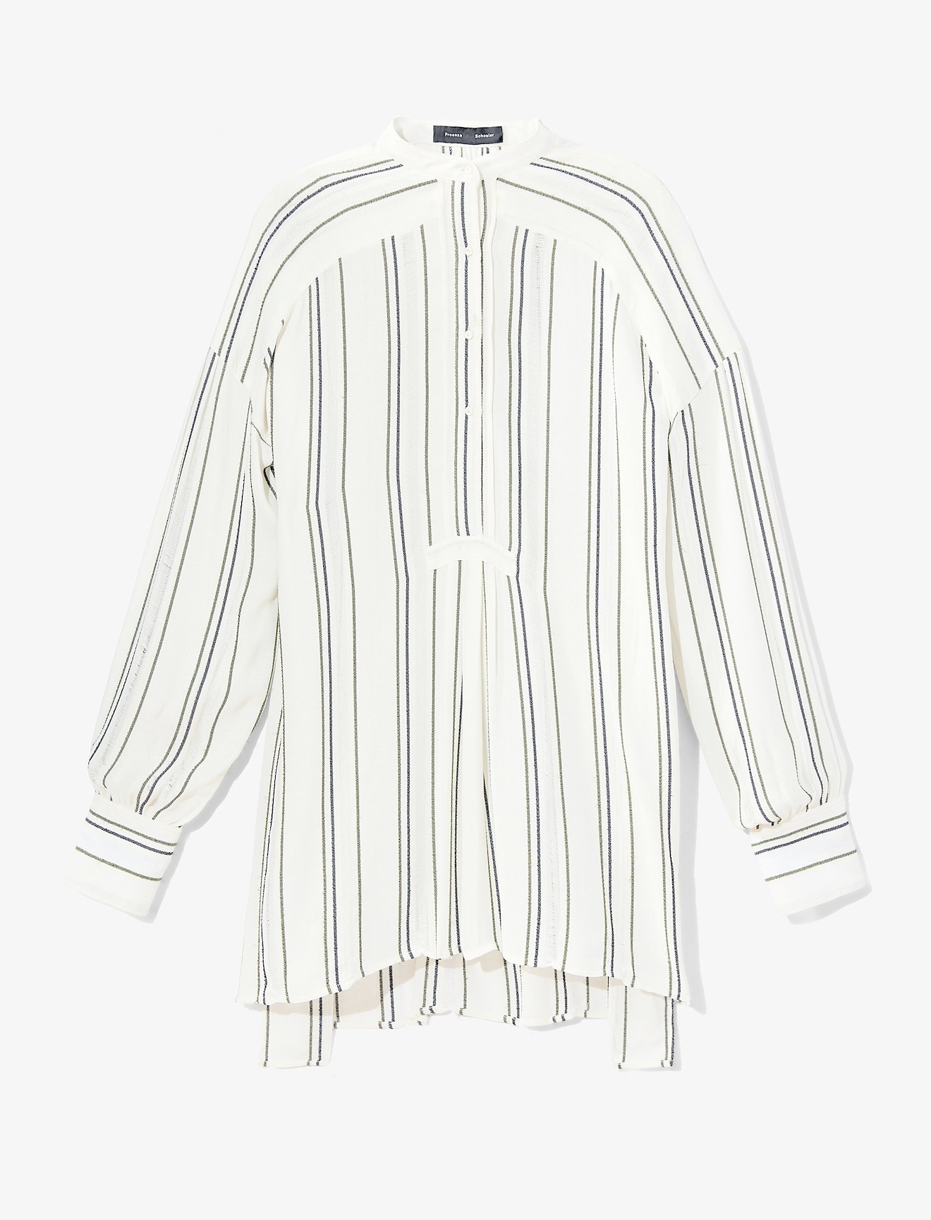 Crepe Striped Shirt #5