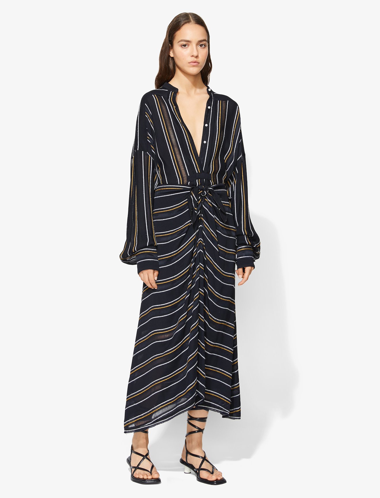 Crepe Striped Shirt #2