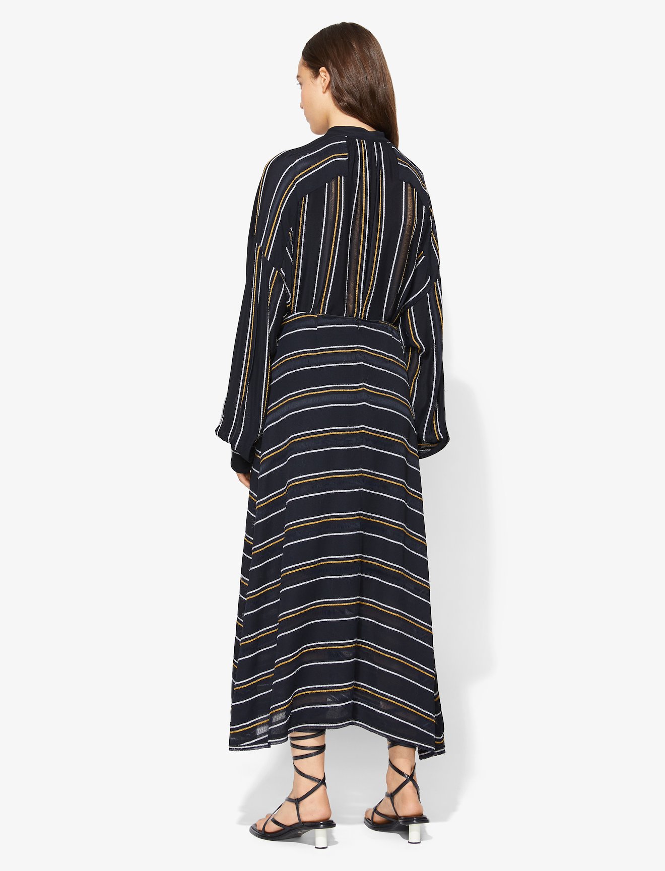 Crepe Striped Shirt #3