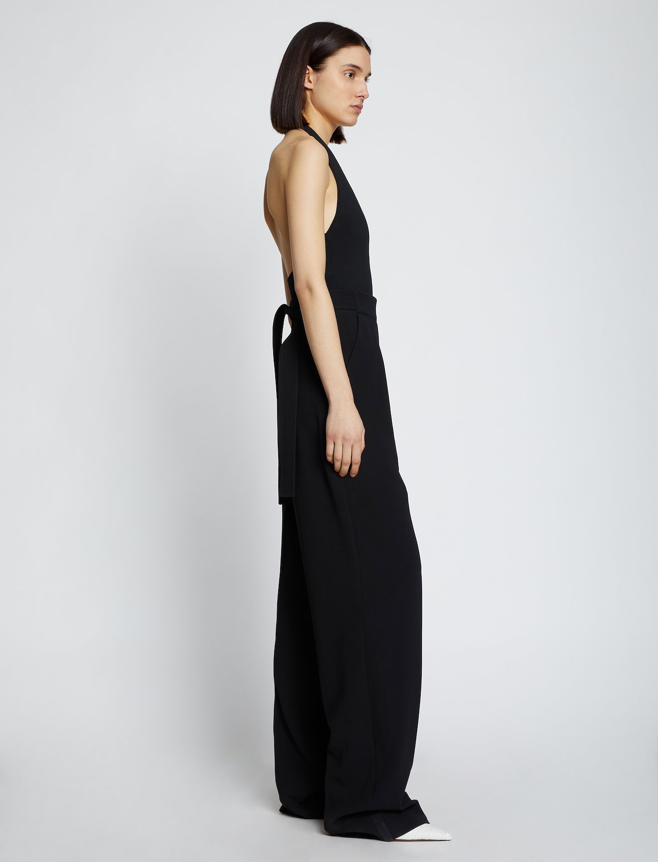 Crepe Wide Leg Pants #1