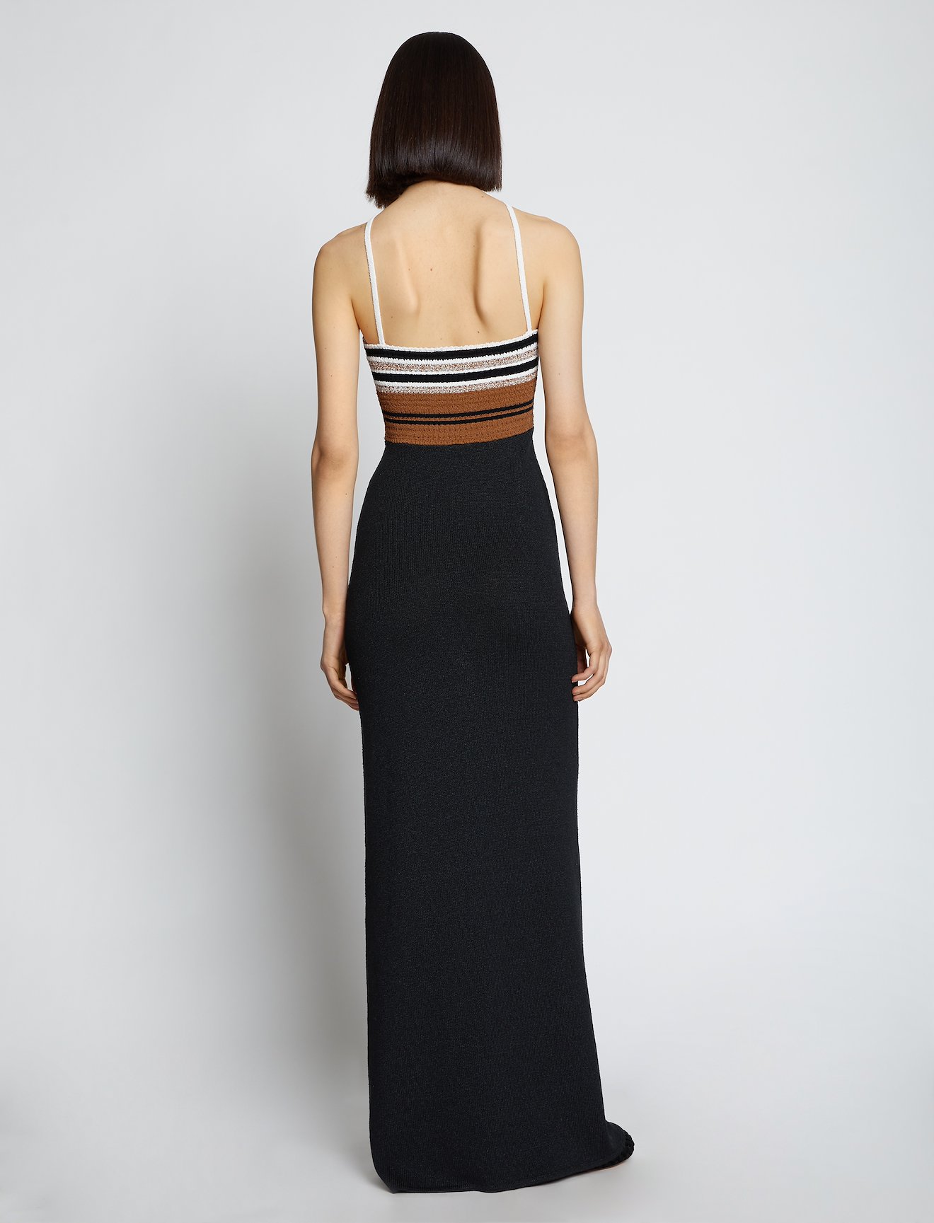 Crimp Knit Halter Dress #2