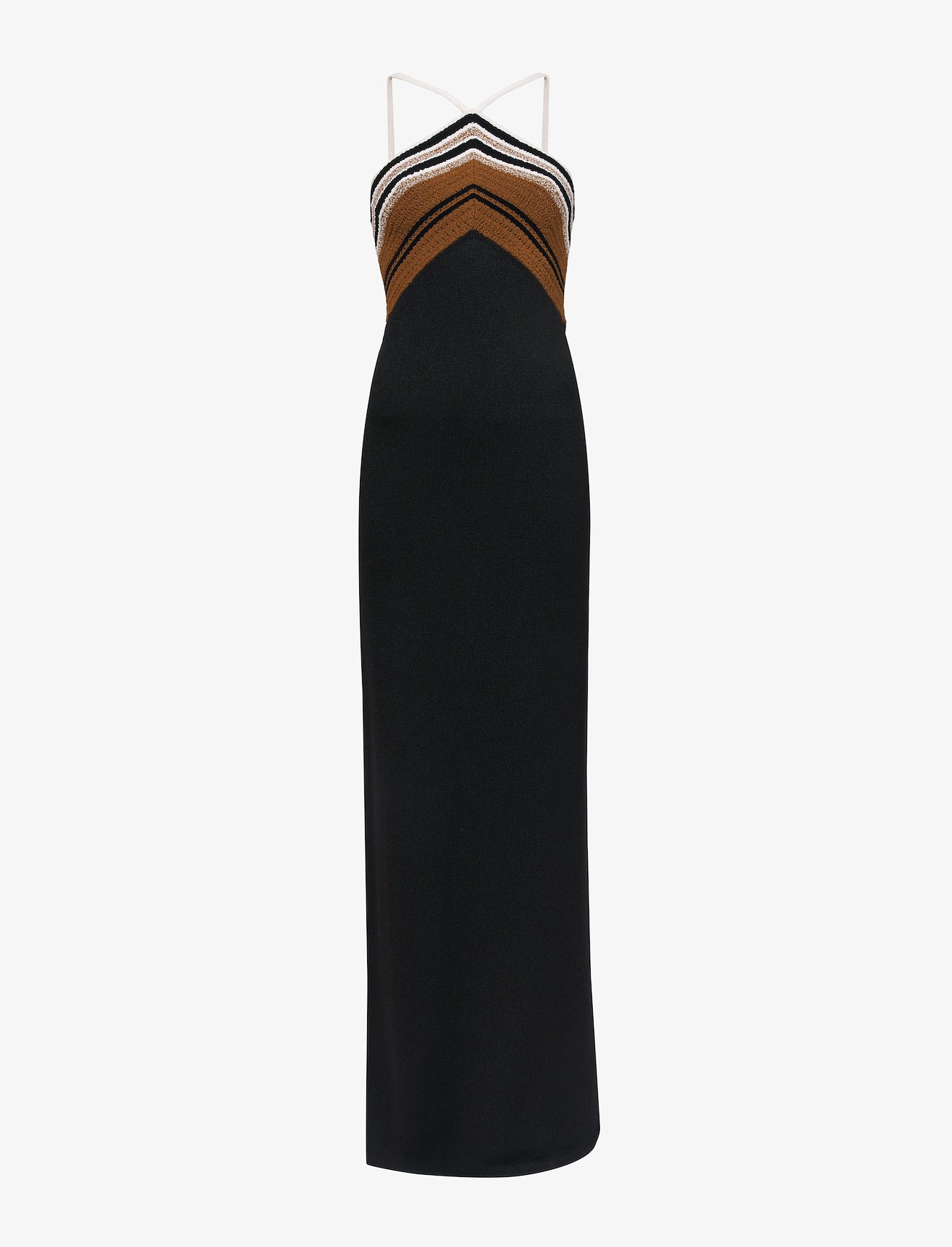 Crimp Knit Halter Dress #4