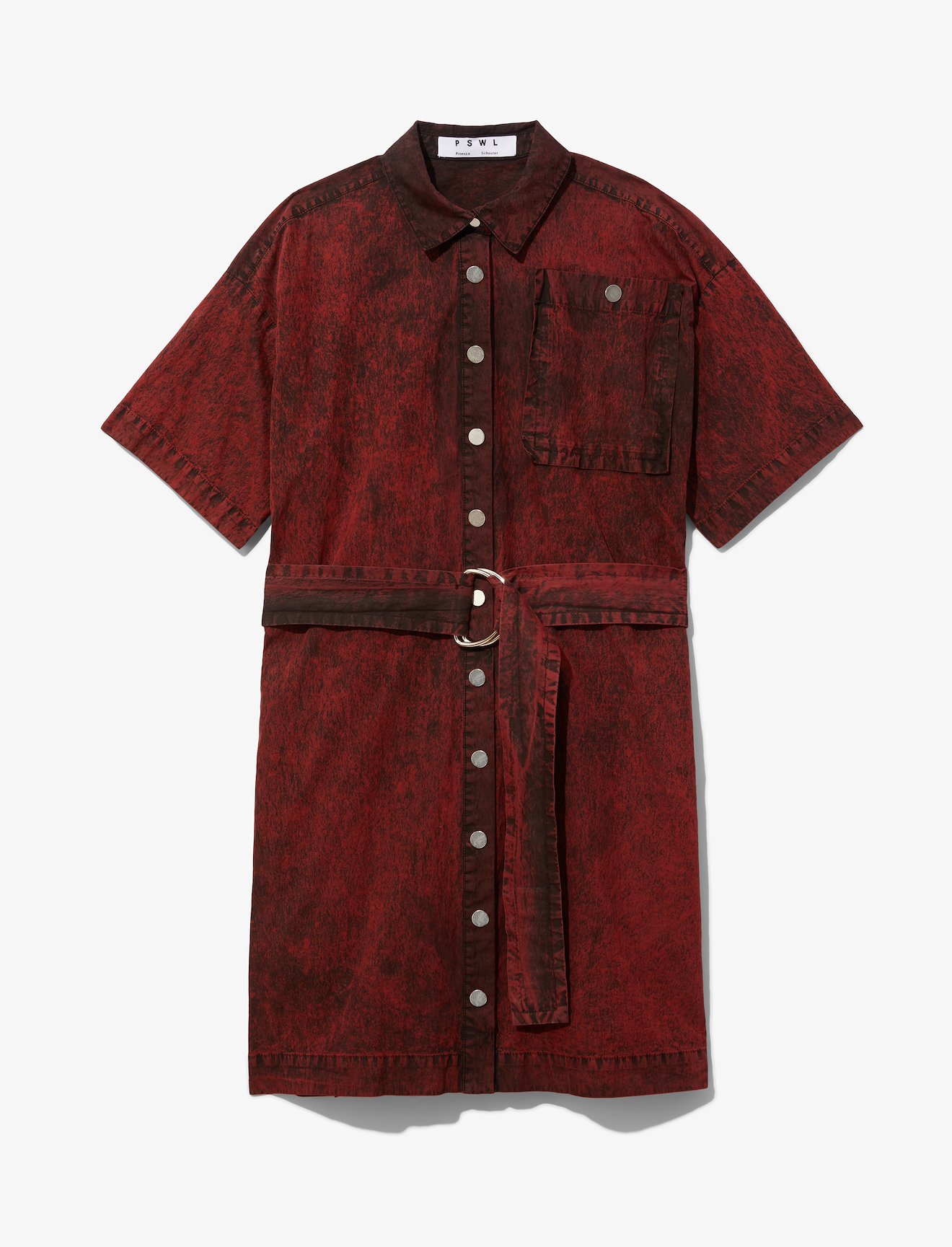 Crinkled Cotton Belted Dress #5