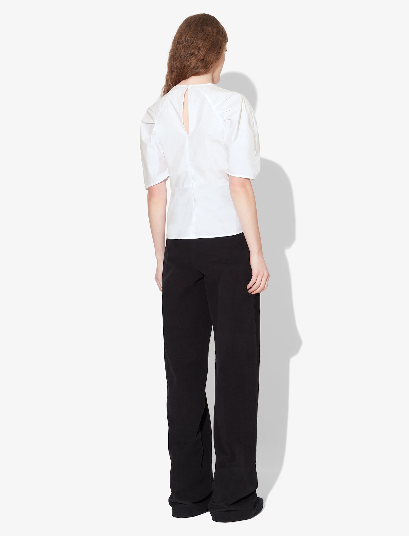 Crisp Poplin Tied Top #2