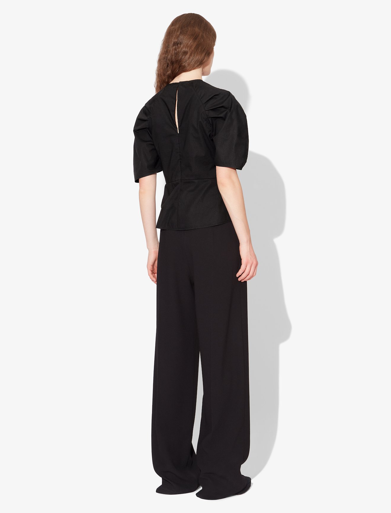 Crisp Poplin Tied Top #2