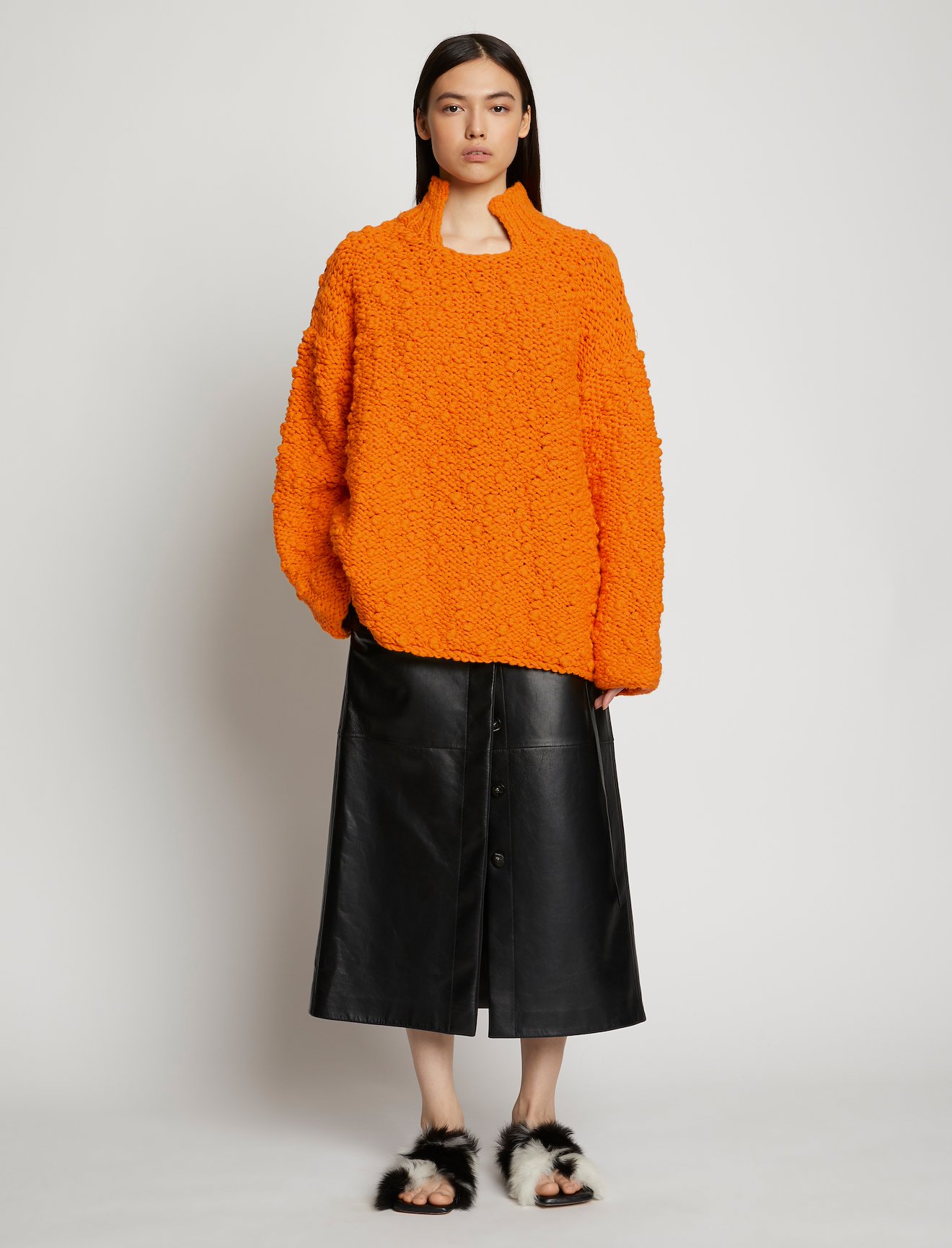 Crochet Knit Oversized Sweater #1