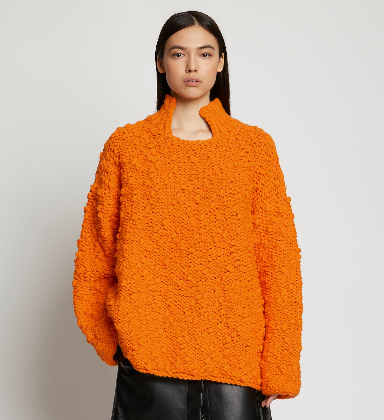 Crochet Knit Oversized Sweater