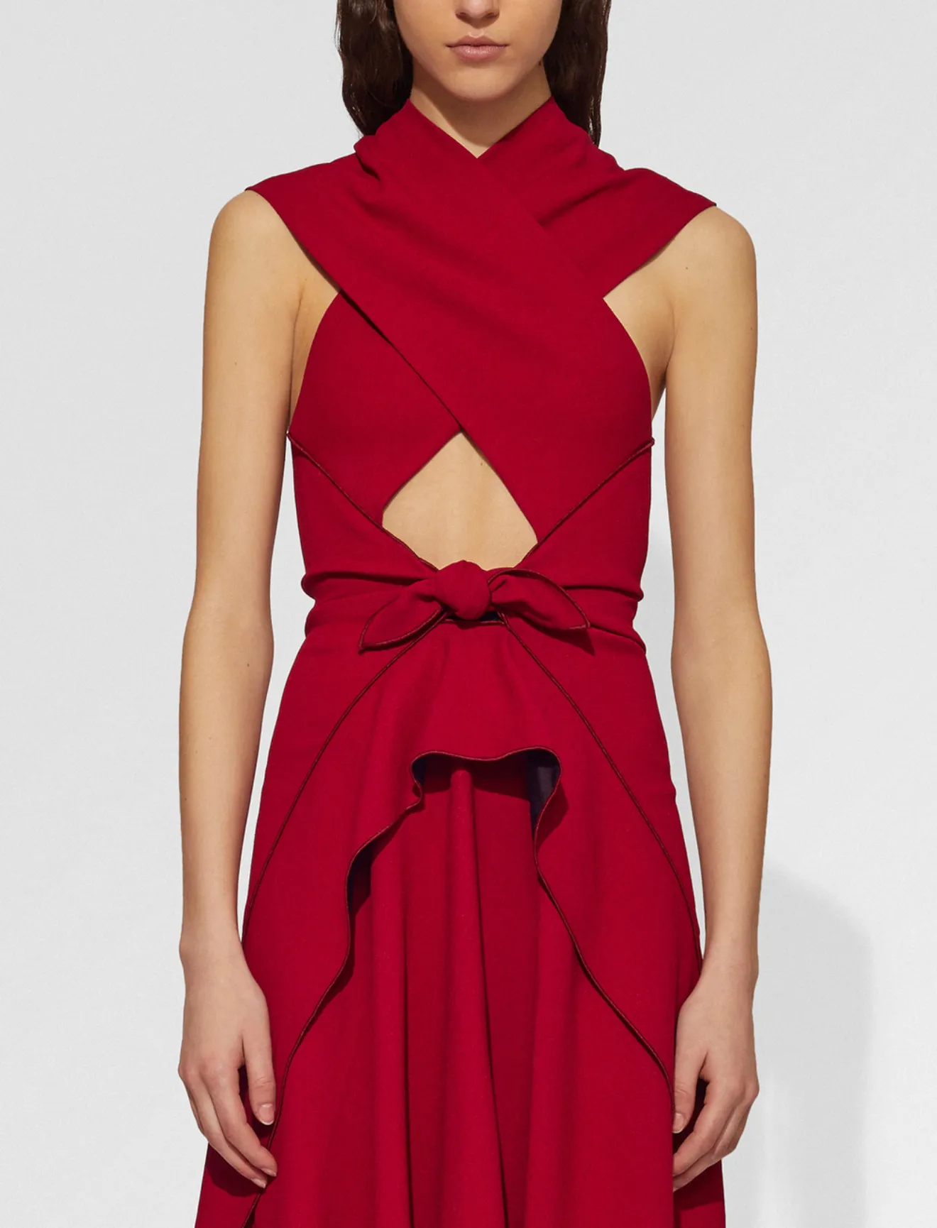 proenza schouler red dress