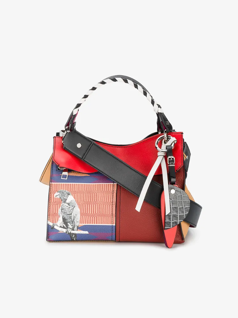 Proenza Schouler Curl Mixed Print Handbag Tote Bags Browns Proenza Schouler Curl Mixed Print Handbag