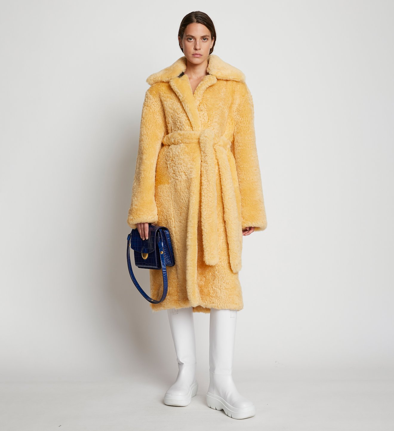 Curly Shearling Coat