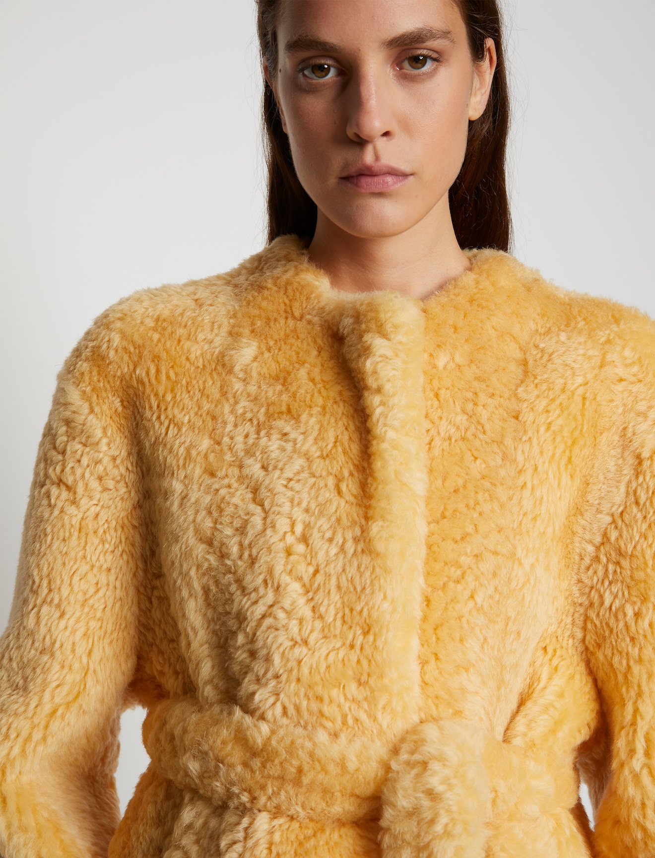 Curly Shearling Coat #3
