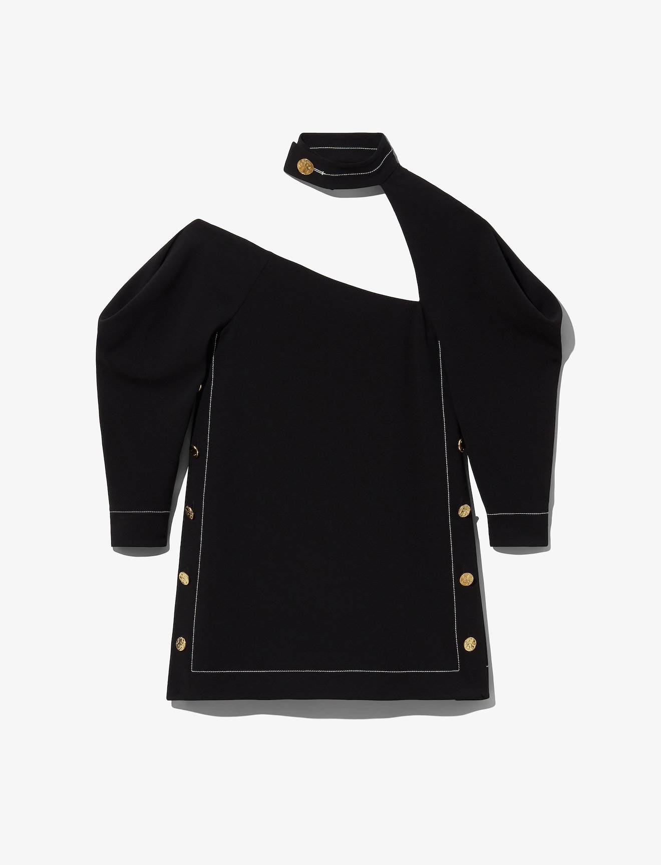 cut-out puff-sleeve top #4