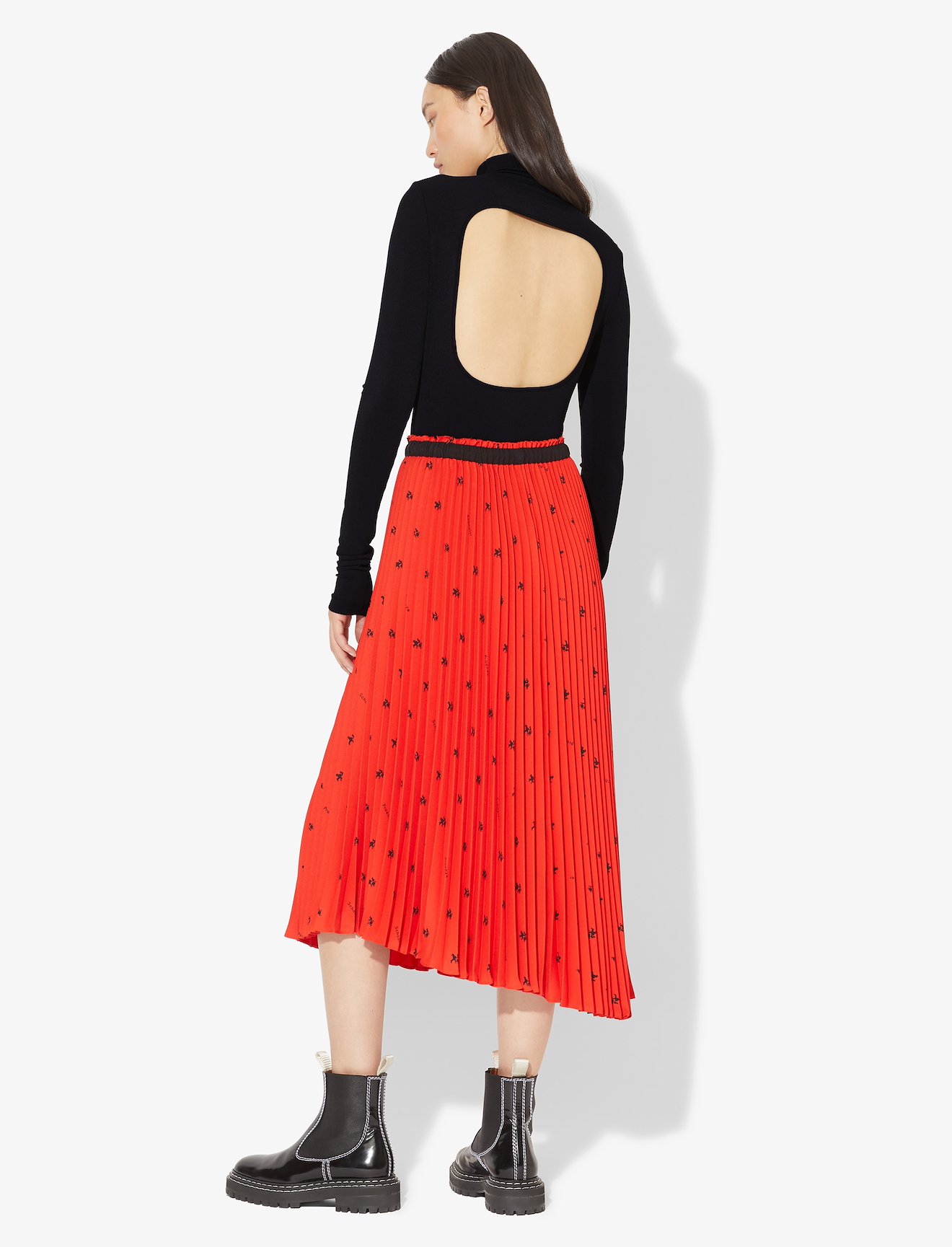 Cut Out Turtleneck Top #2