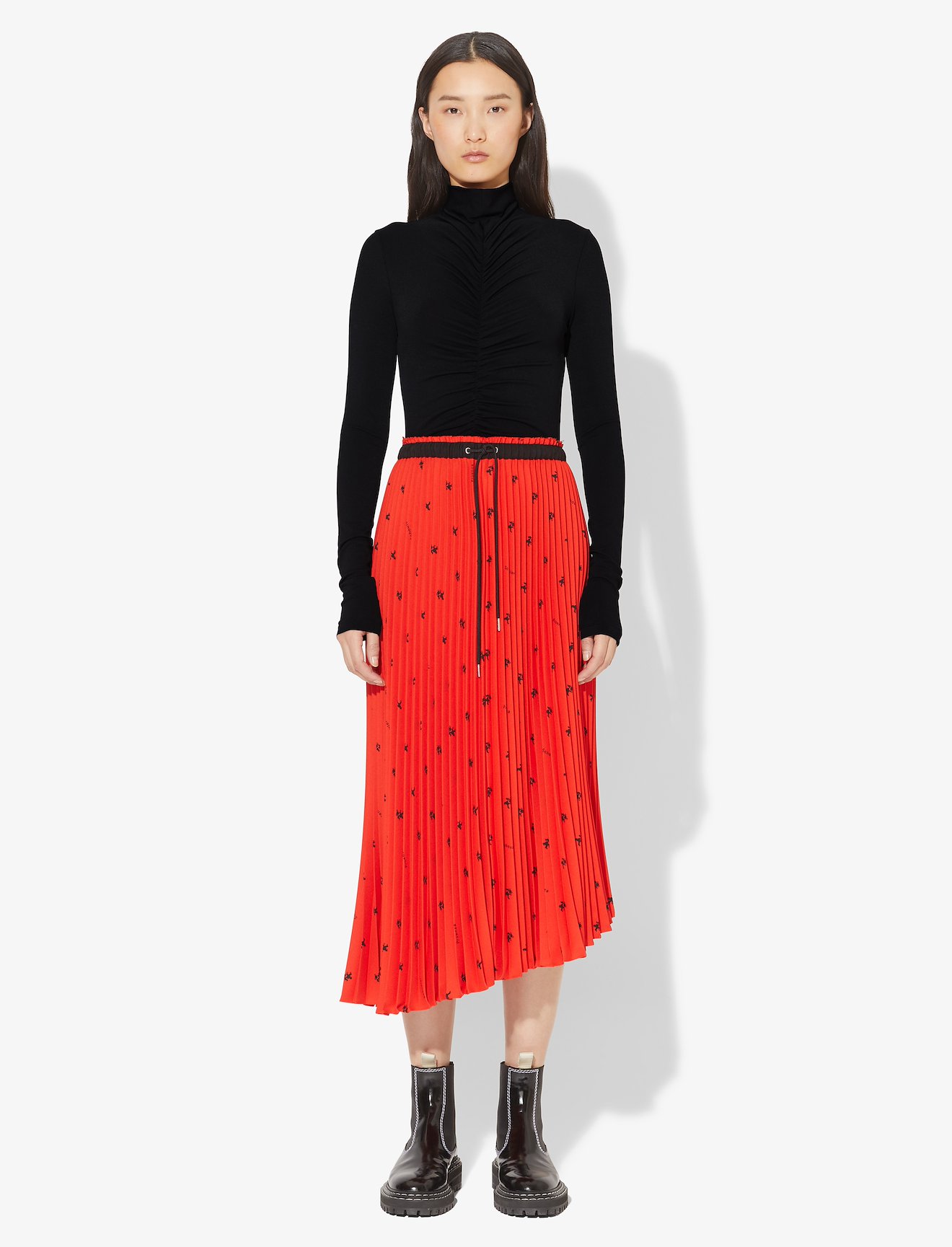 Cut Out Turtleneck Top #1