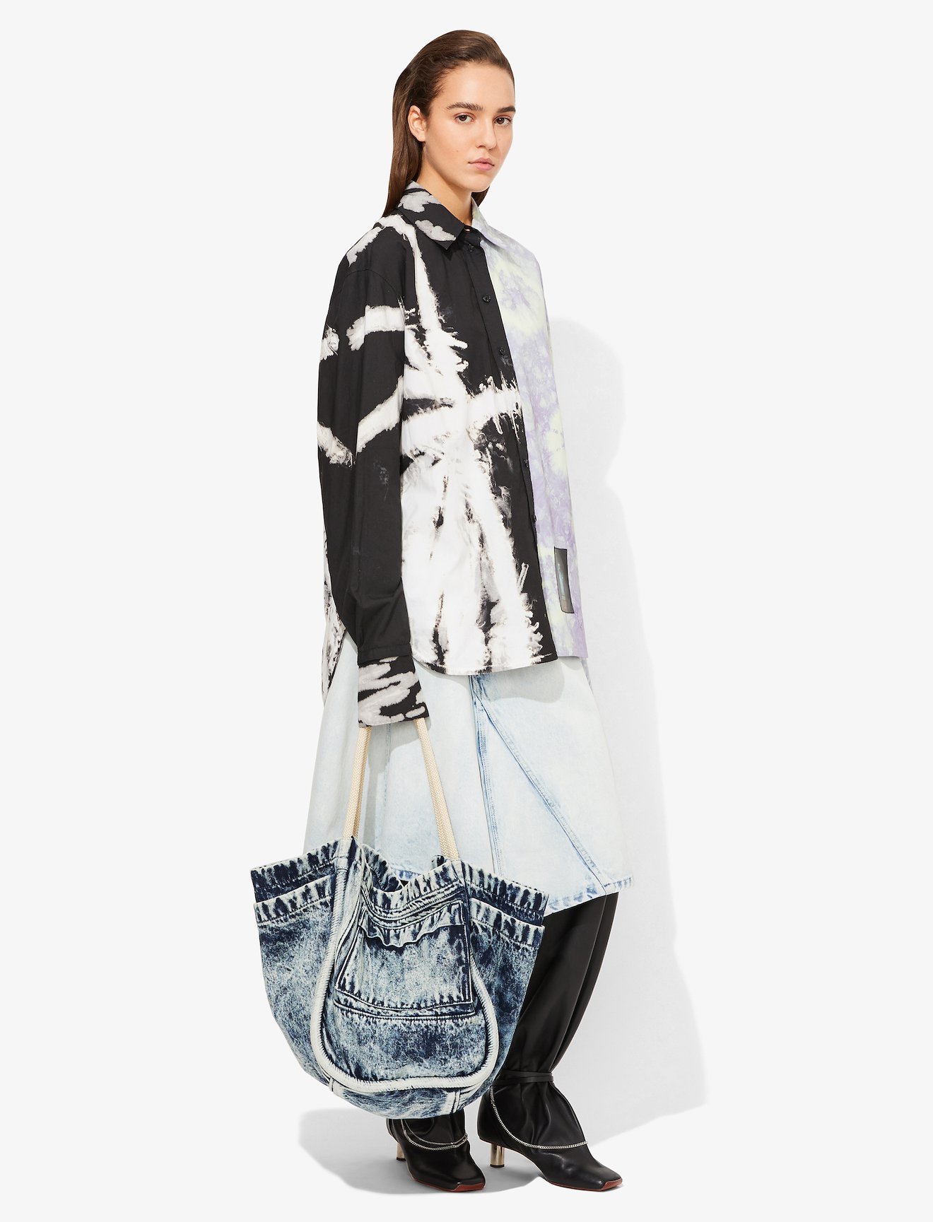 Dark Acid Denim L Tote #2