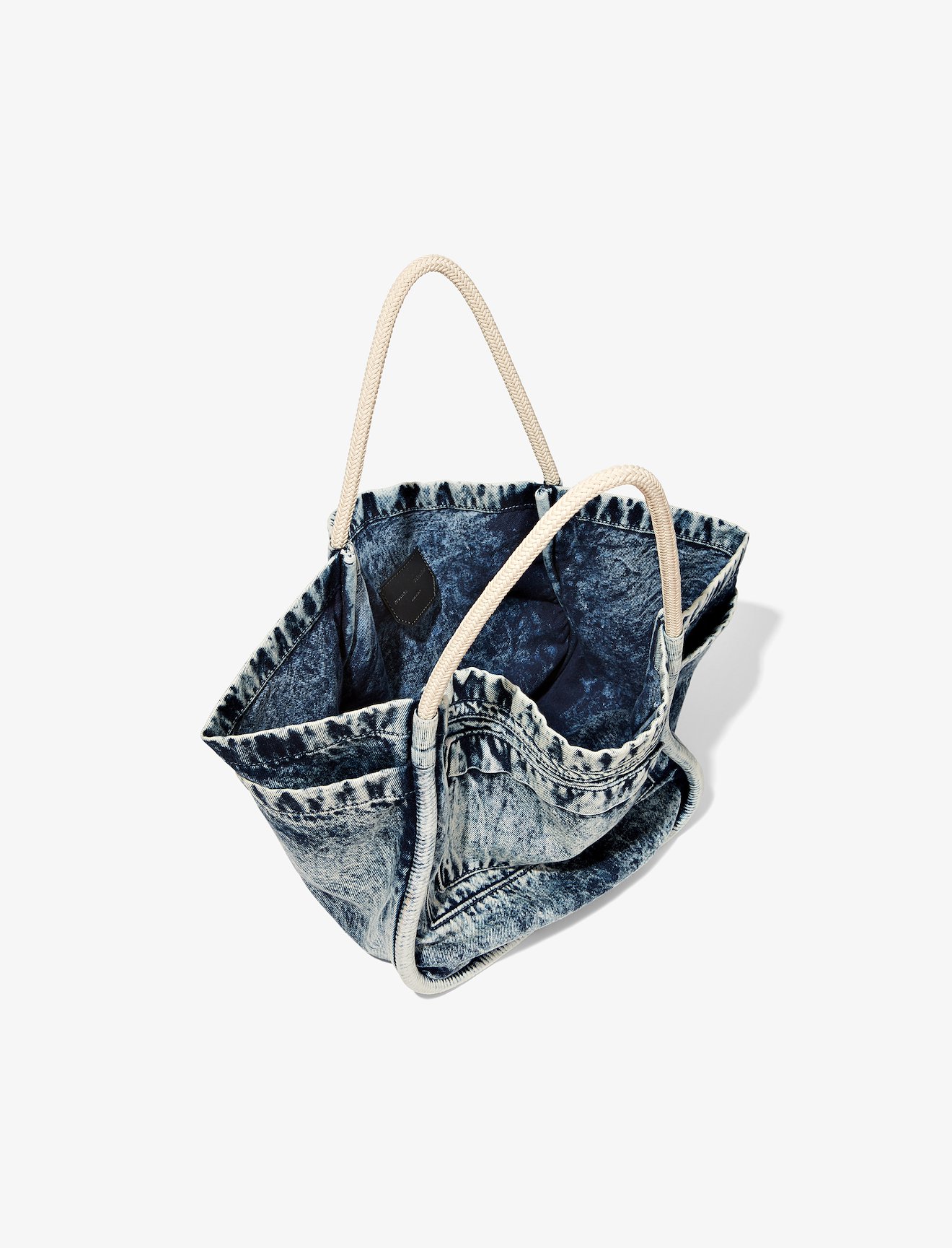 Dark Acid Denim L Tote #4