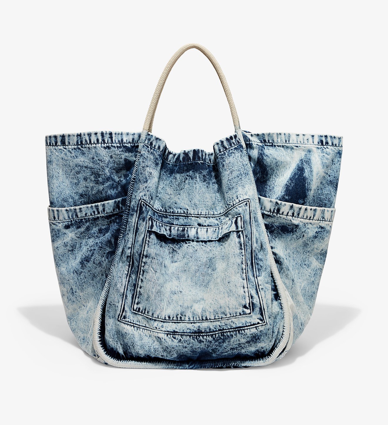 Dark Acid Denim XXL Tote