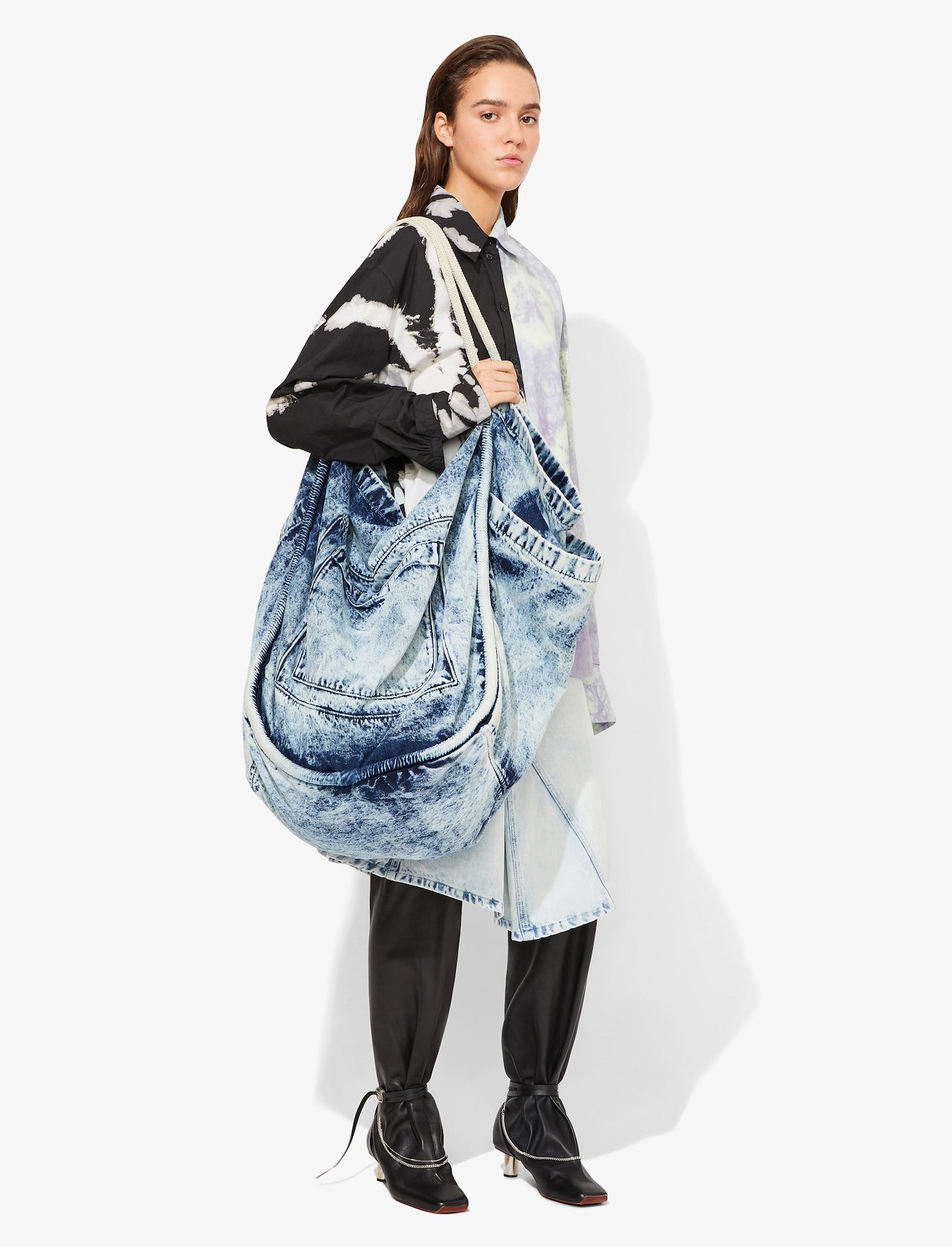 Dark Acid Denim XXL Tote #2