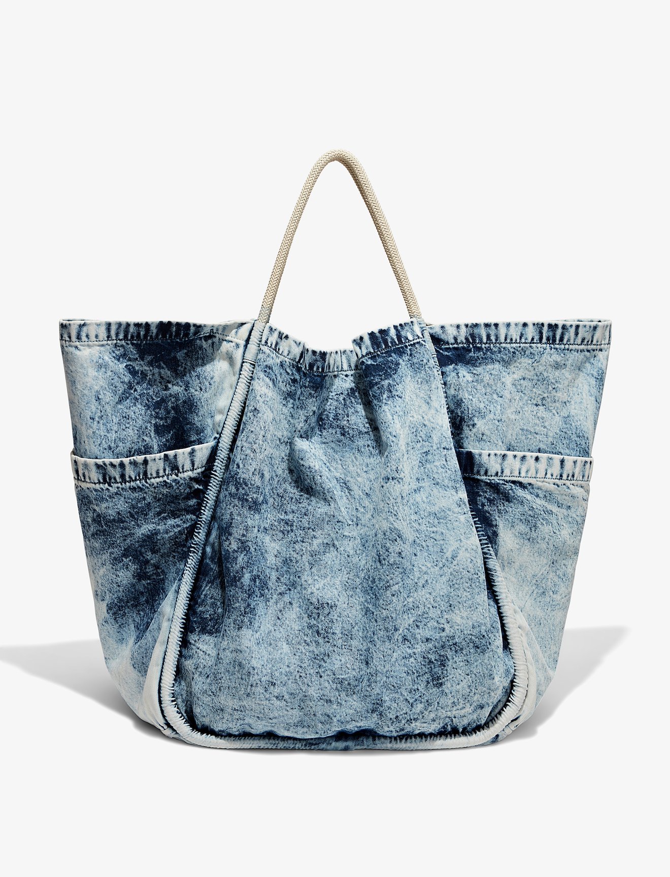 Dark Acid Denim XXL Tote #3