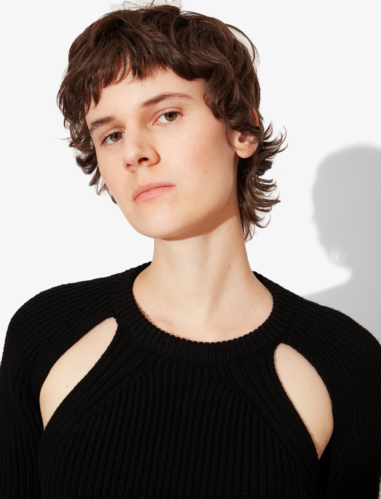 Deconstructed Heavy Knit Crewneck #3