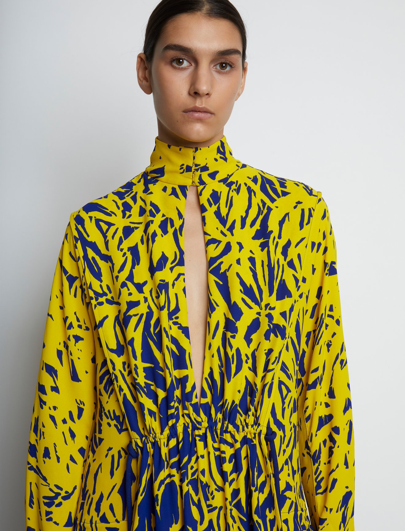 Degrade Floral Long Sleeve Dress #3