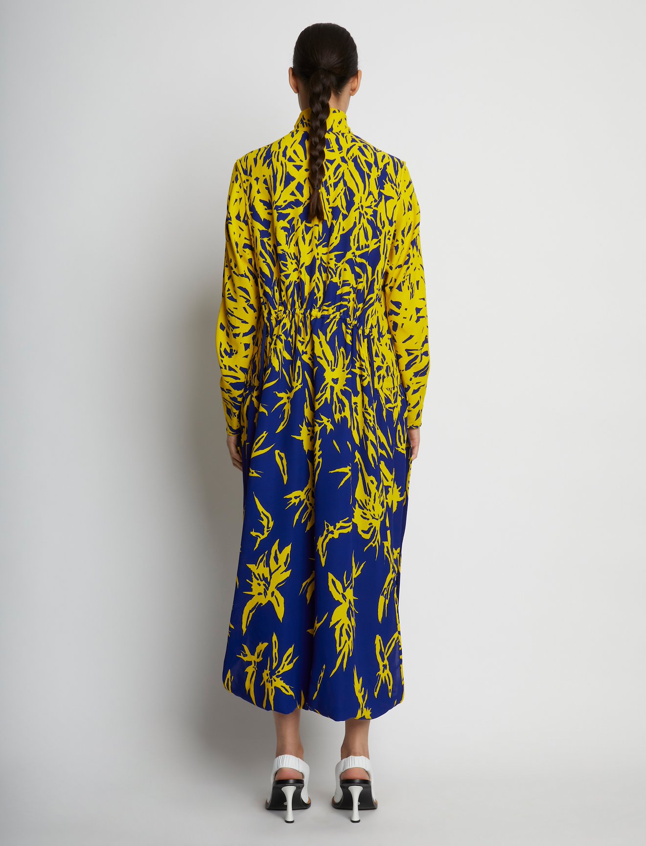 Degrade Floral Long Sleeve Dress #2